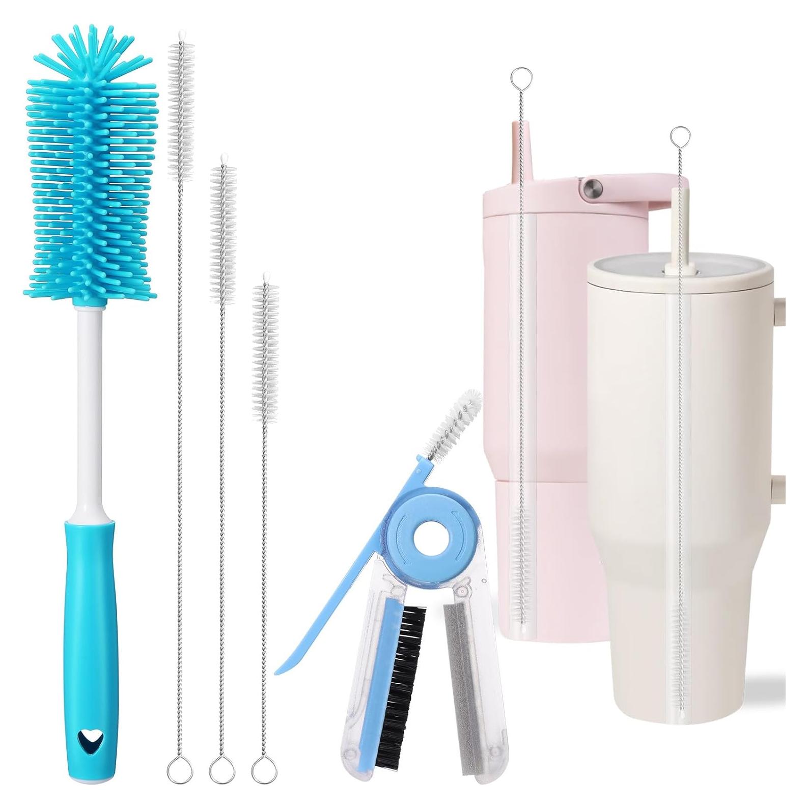 XANGNIER Kit de 5 Cepillos Limpiadores para Botellas de Agua