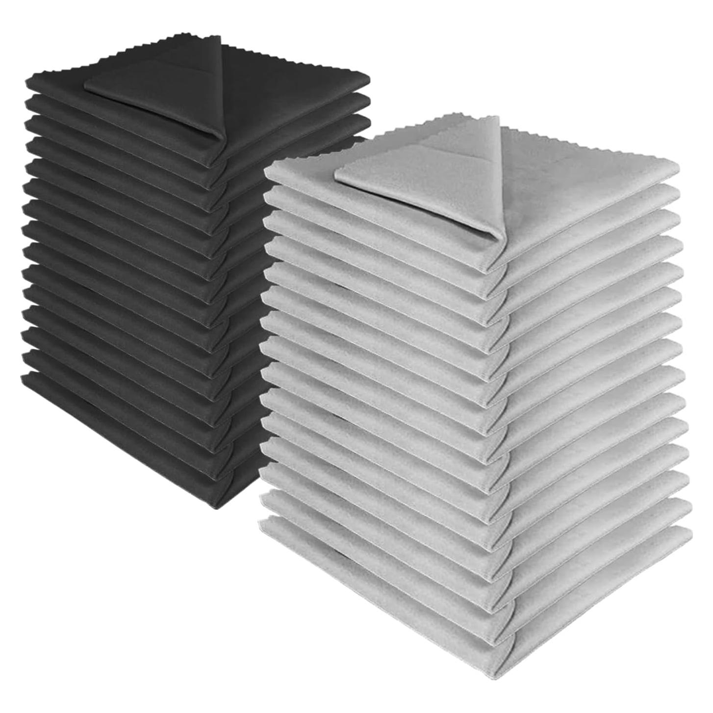 30 Paños de Limpieza Microfibra Lpmhna 18x15cm Reutilizables