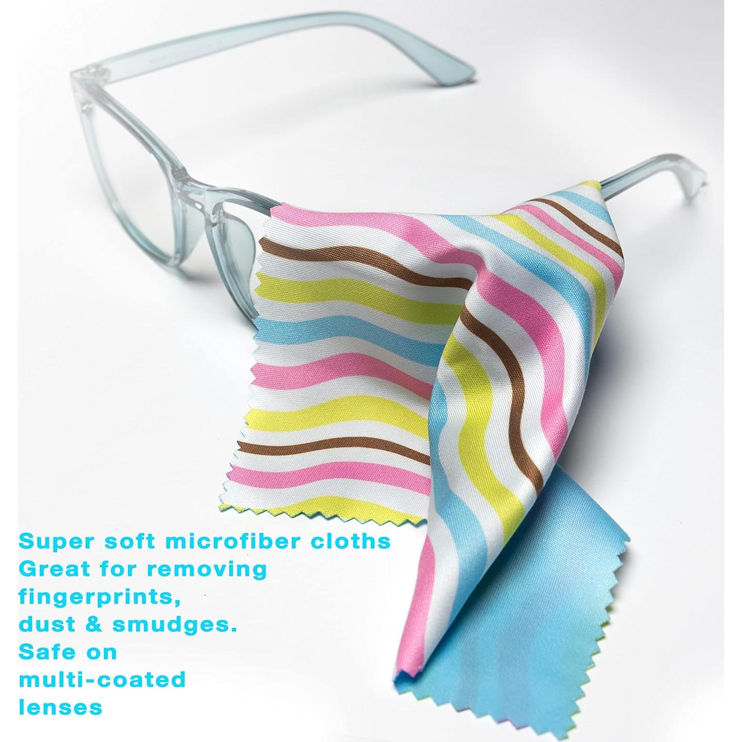 Paquete de 10 paños de microfibra TreVee 15x15 cm multicolor