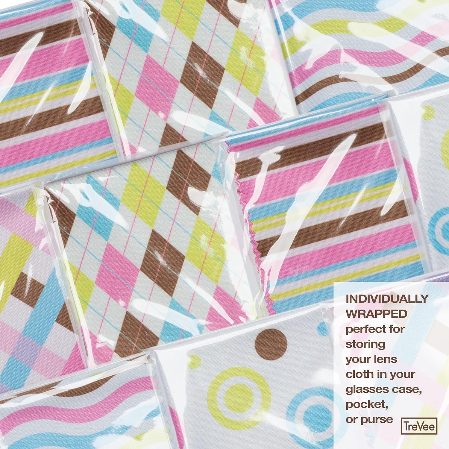 Paquete de 10 paños de microfibra TreVee 15x15 cm multicolor