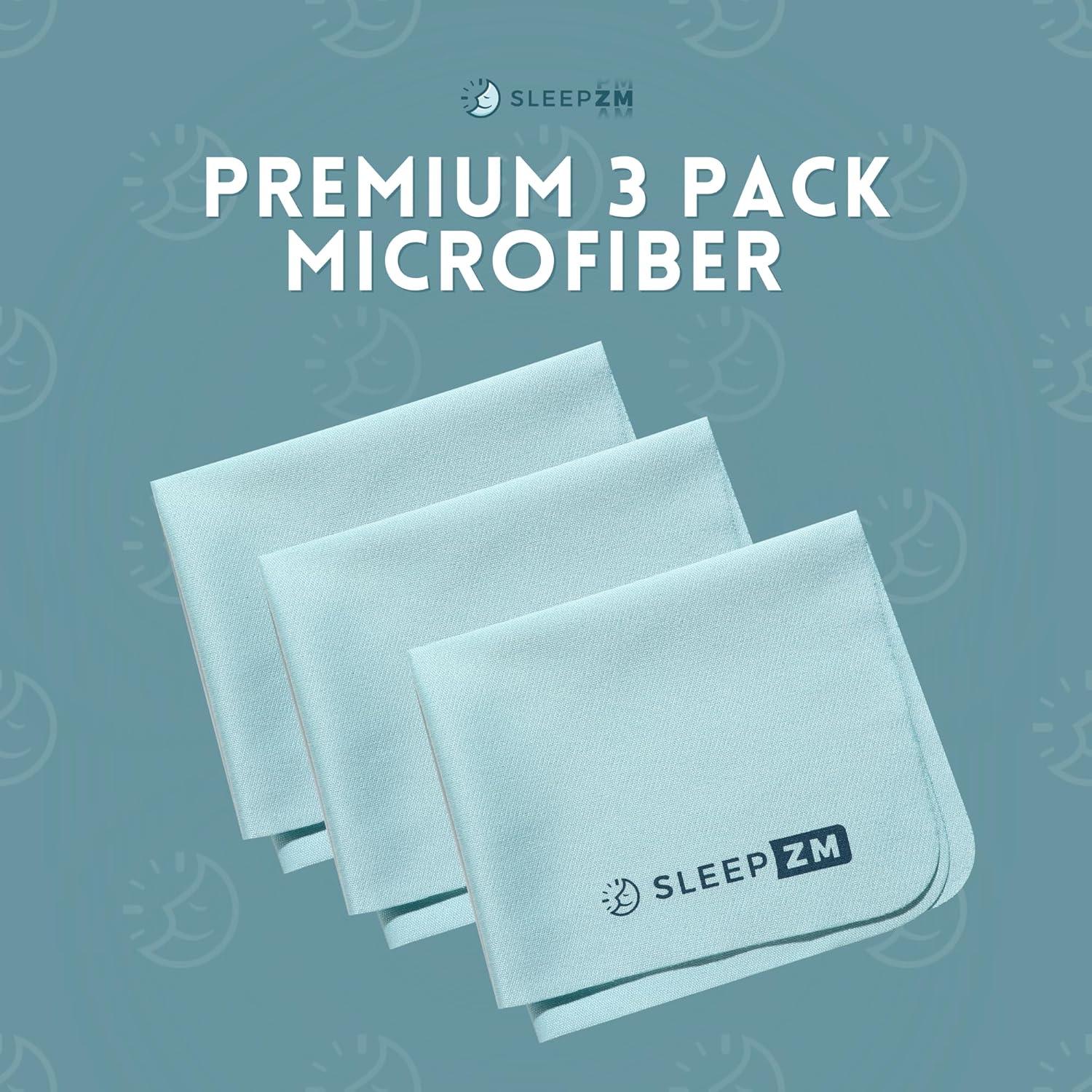 Paquete de 3 Paños de Microfibra Sleep ZM para Limpieza de Lentes