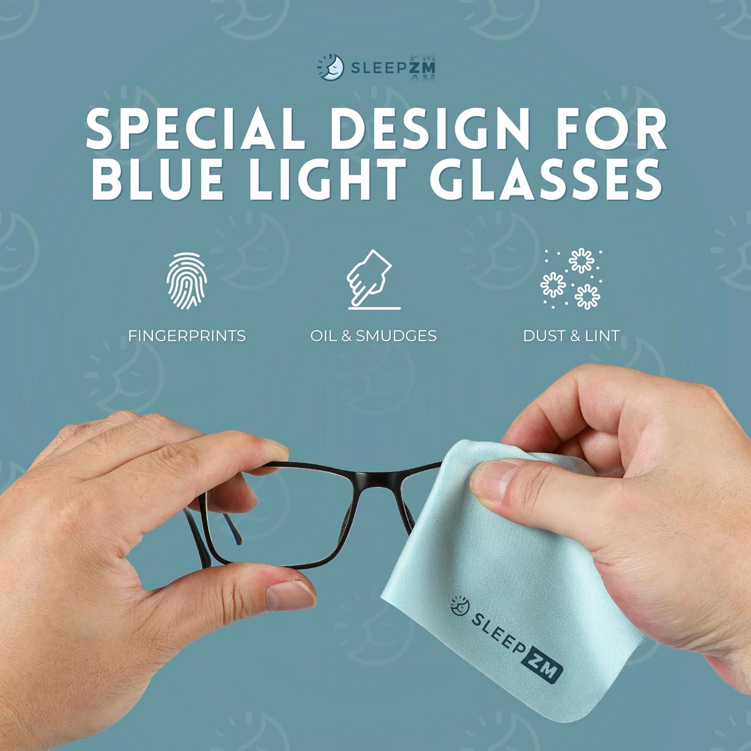 Paquete de 3 Paños de Microfibra Sleep ZM para Limpieza de Lentes