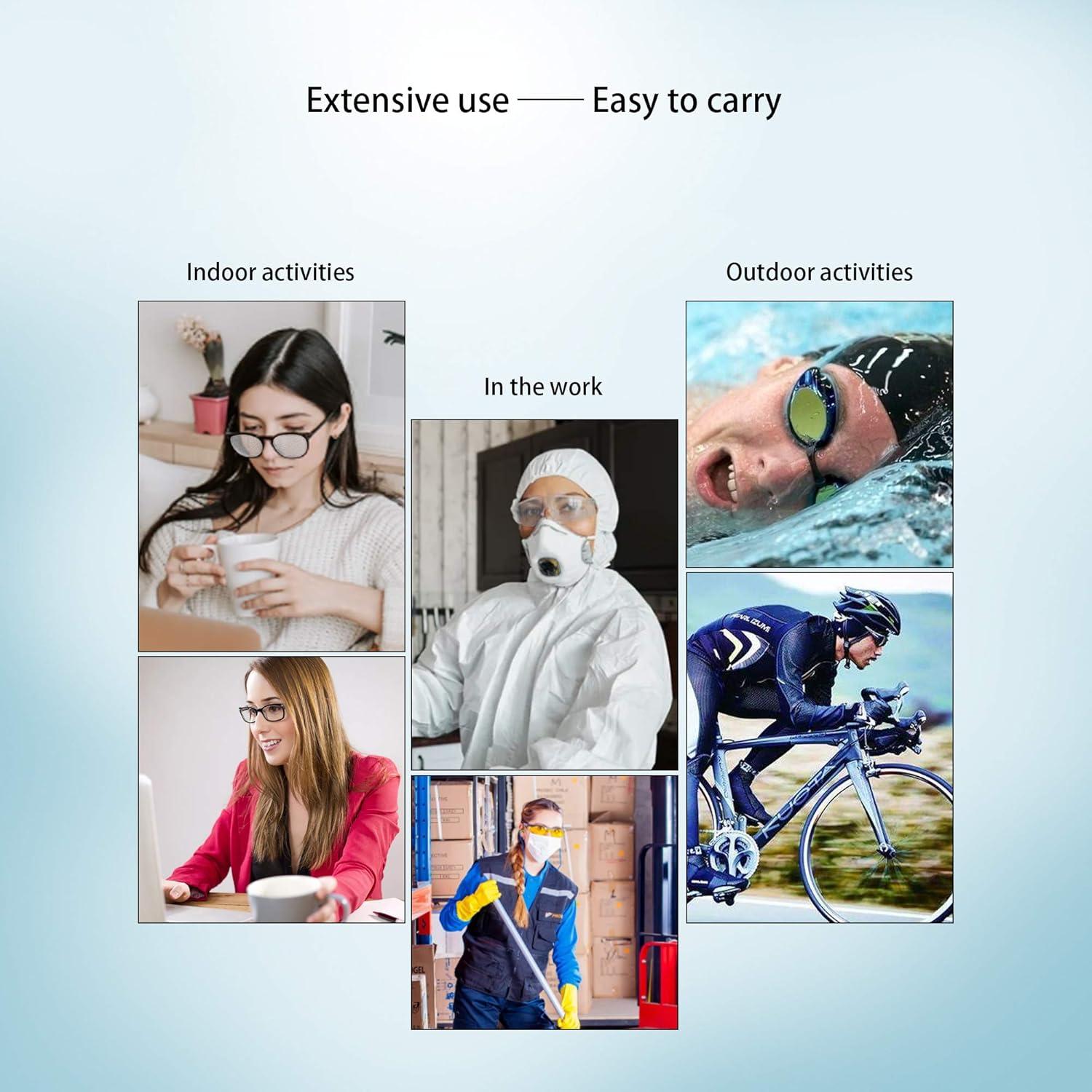 Toallitas de Limpieza de Gafas VisionGlobal - 5 Paños Microfibra + 1 Antivaho