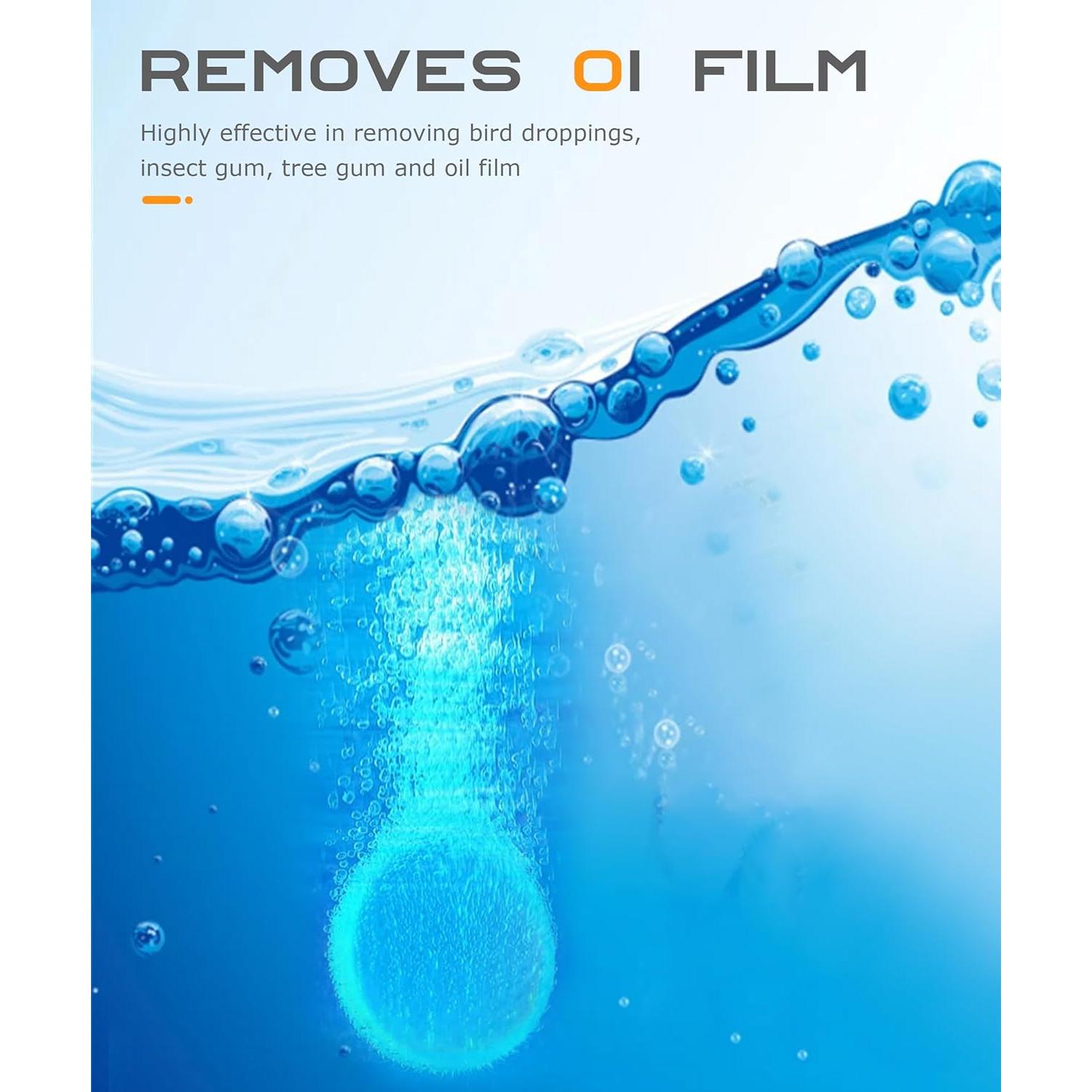 30 Tabletas Limpiaparabrisas SCUARI - Eficaz y Compacto