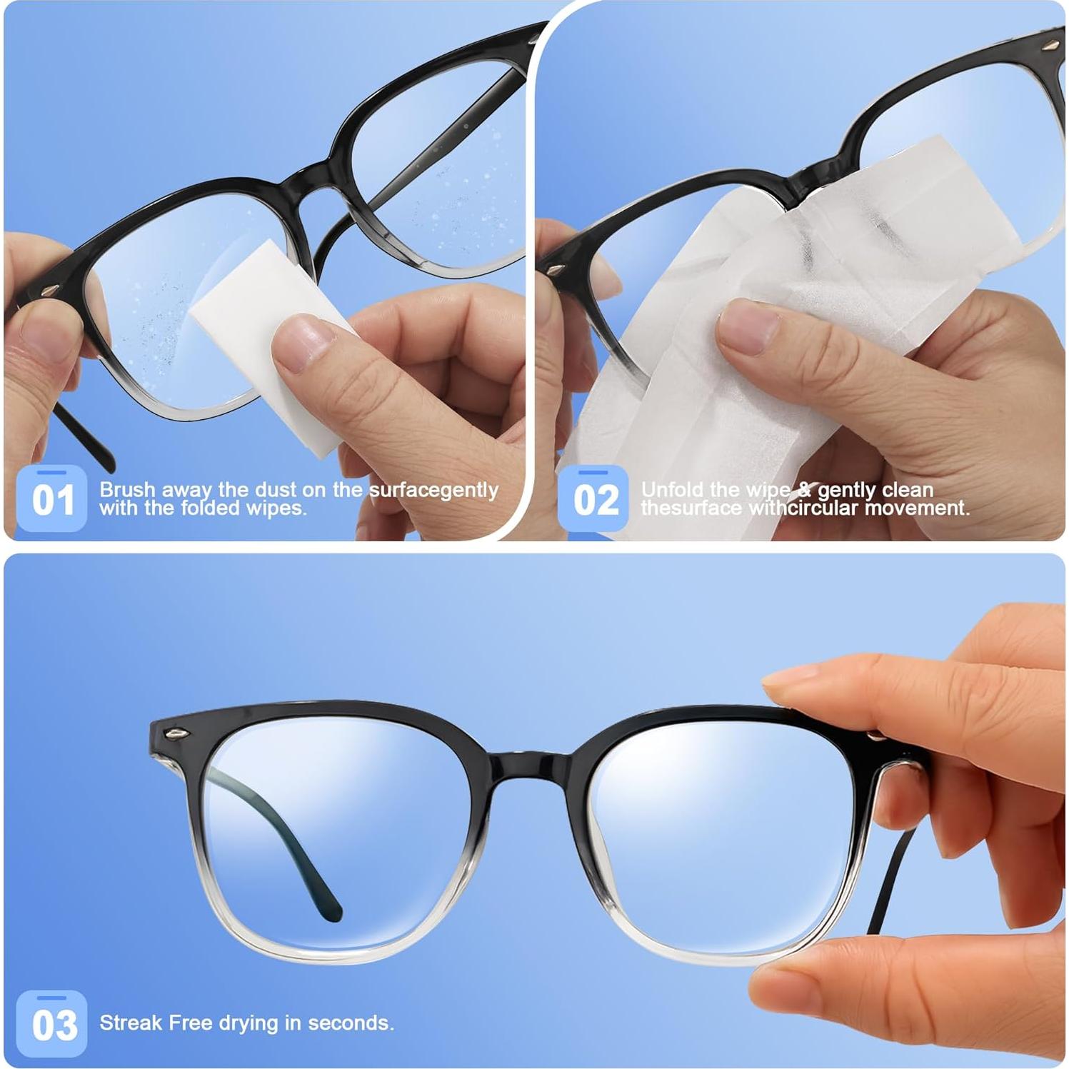 200 Toallitas Limpiadoras Pikabeast para Lentes y Pantallas