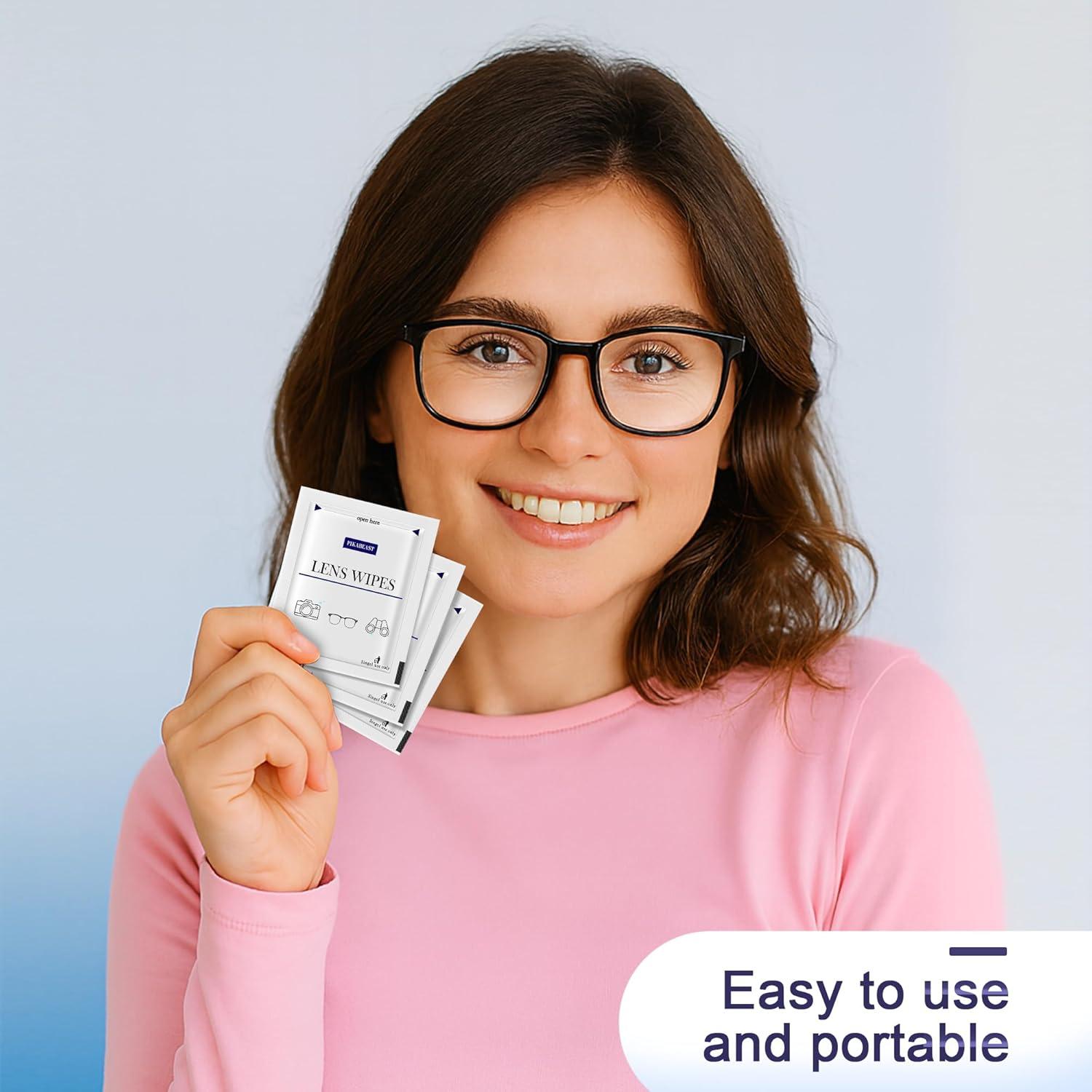 200 Toallitas Limpiadoras Pikabeast para Lentes y Pantallas