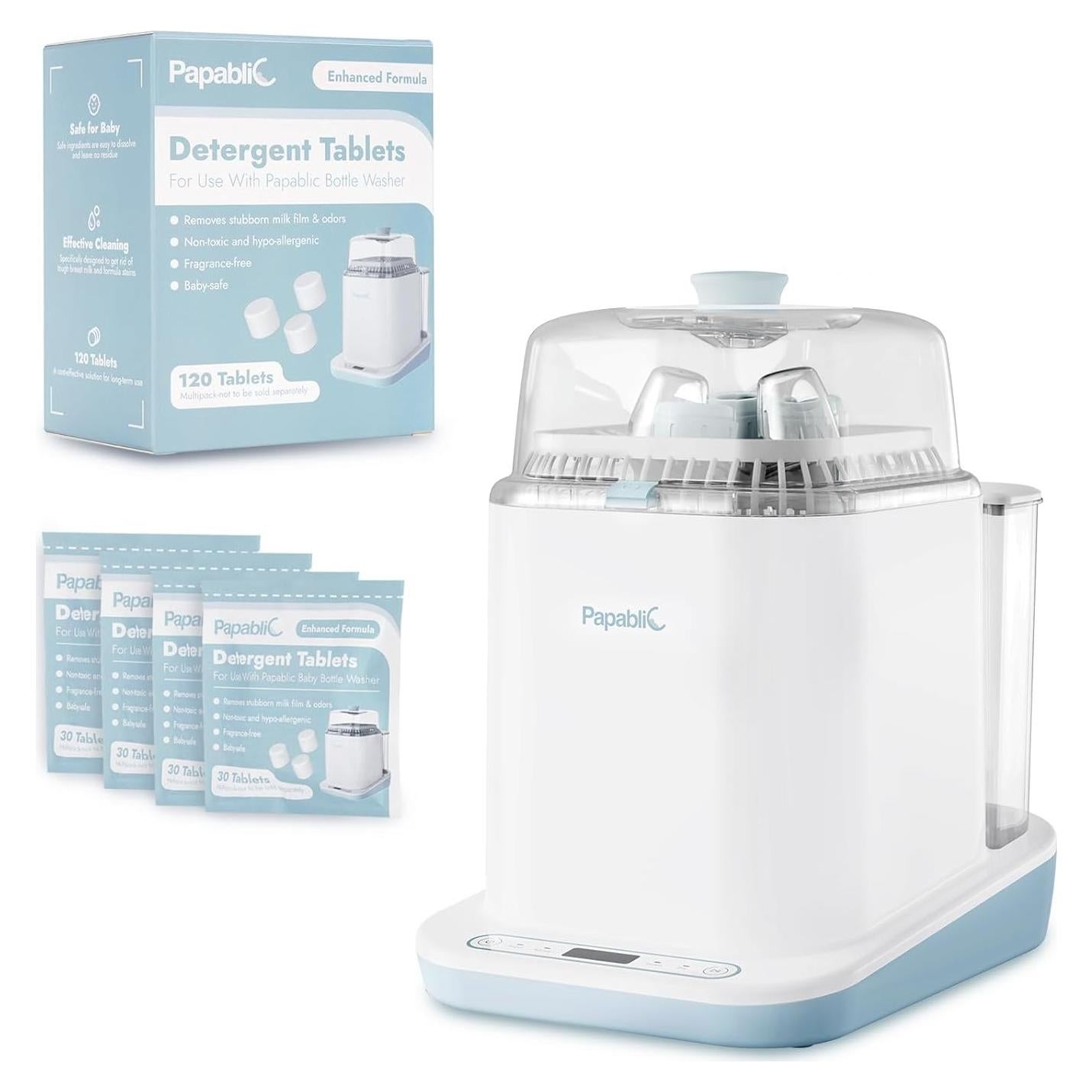 Lavadora y Esterilizador de Botellas Papablic - Todo en Uno