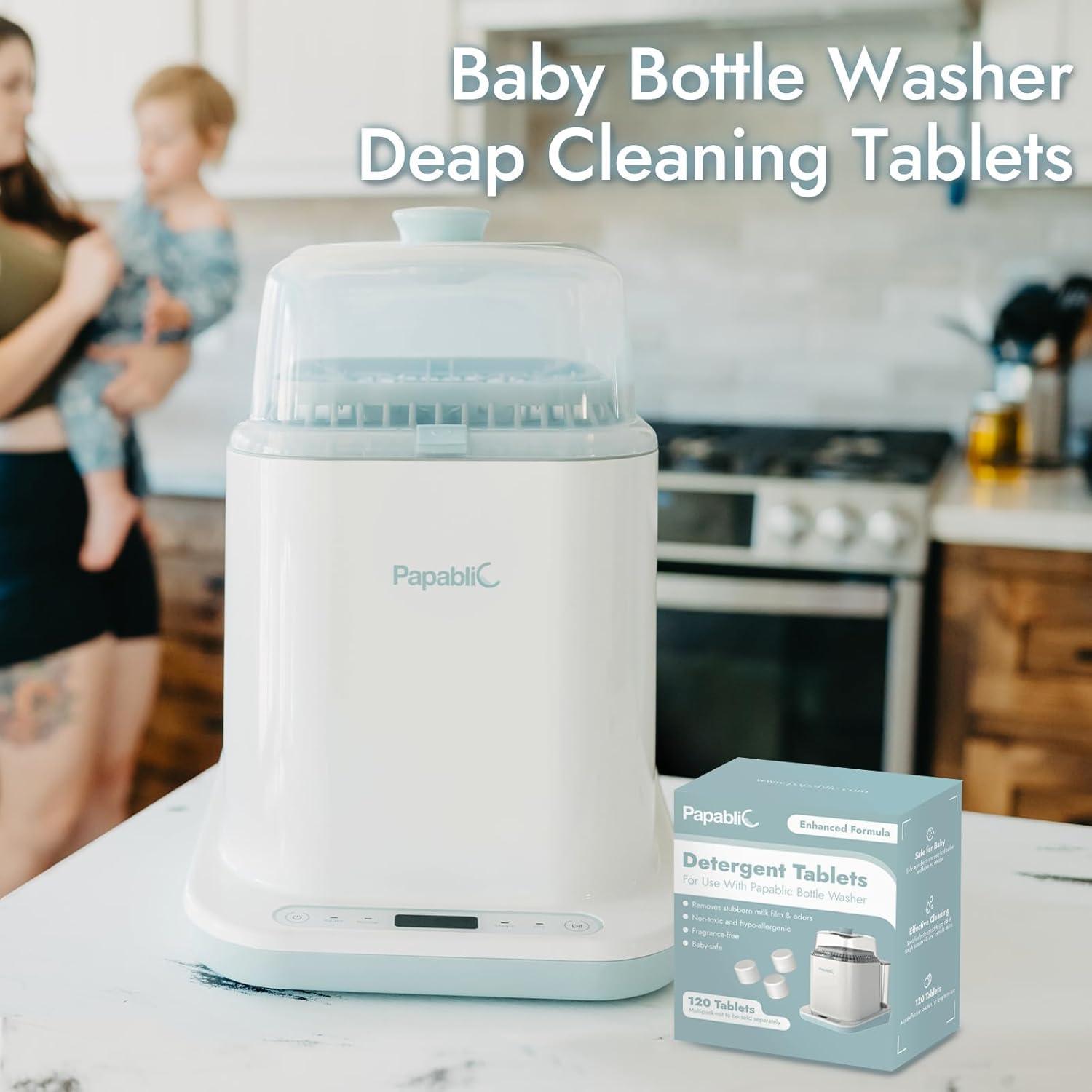 Lavadora y Esterilizador de Botellas Papablic - Todo en Uno