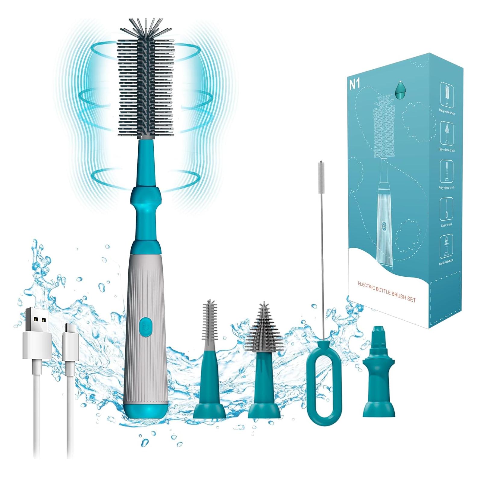 Limpiador Eléctrico de Botellas Camelcell 1500mAh Verde