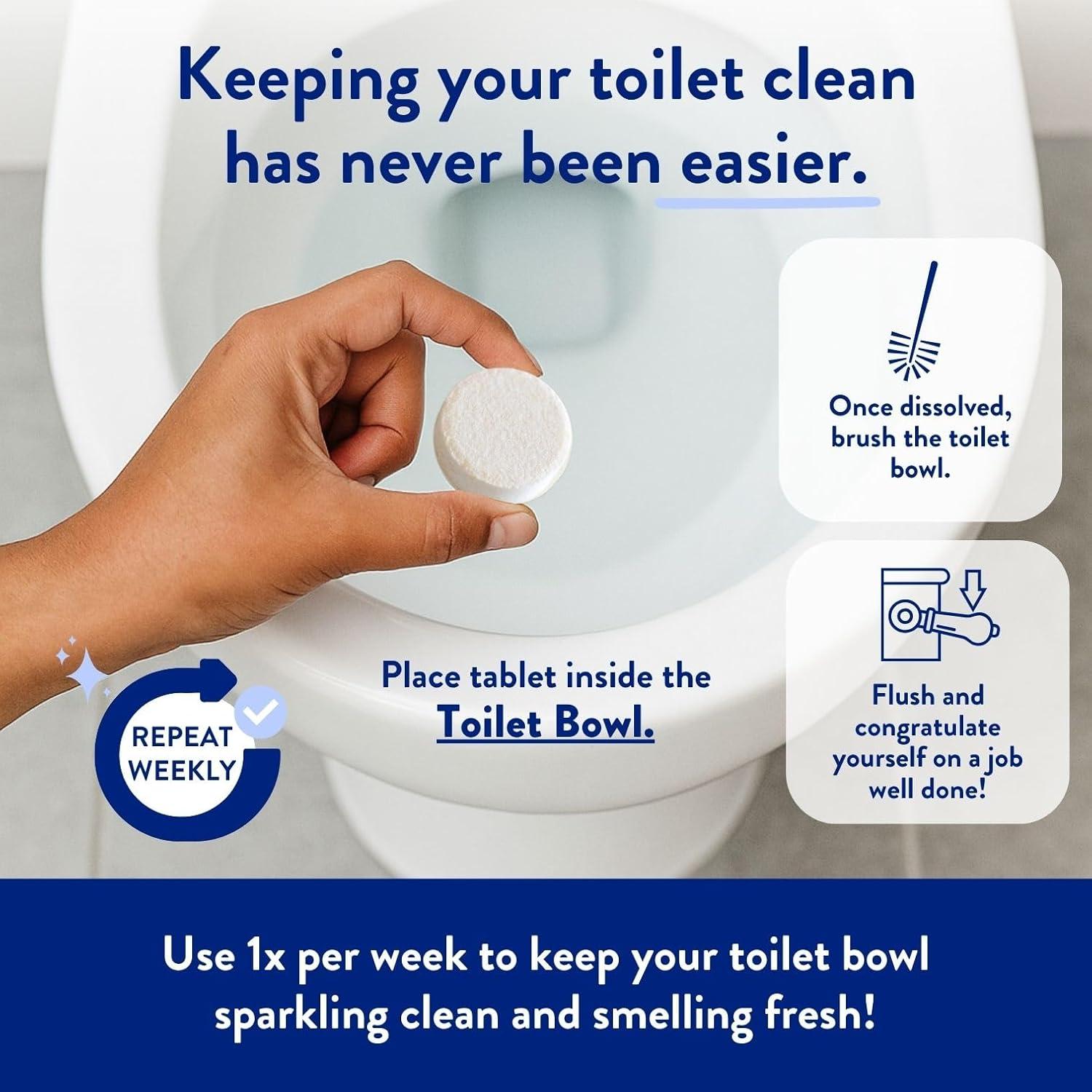 Tabletas Limpiadoras de Inodoro The Clean People - 24 Unidades Ecológicas