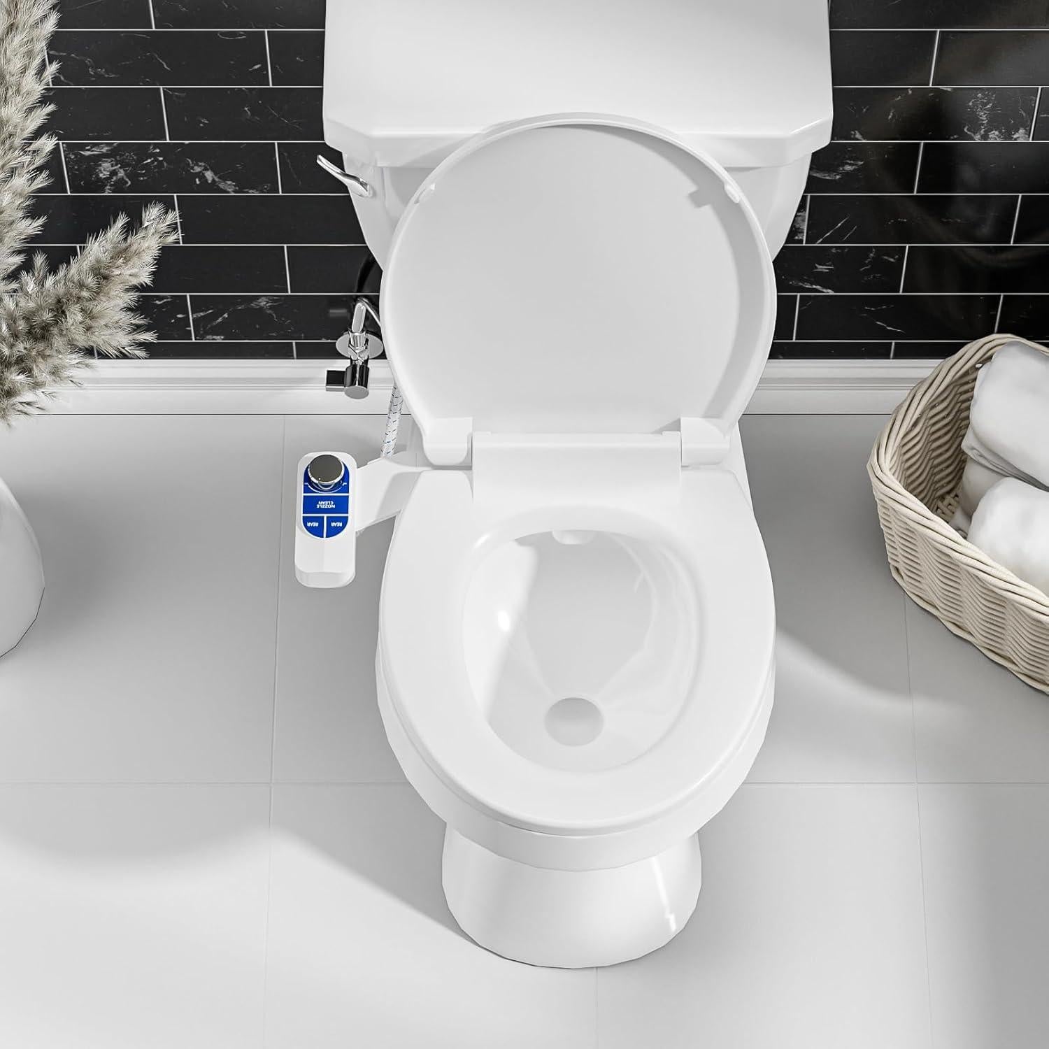 Bidet No Eléctrico SAMODRA - Doble Boquilla Autolimpiante Azul