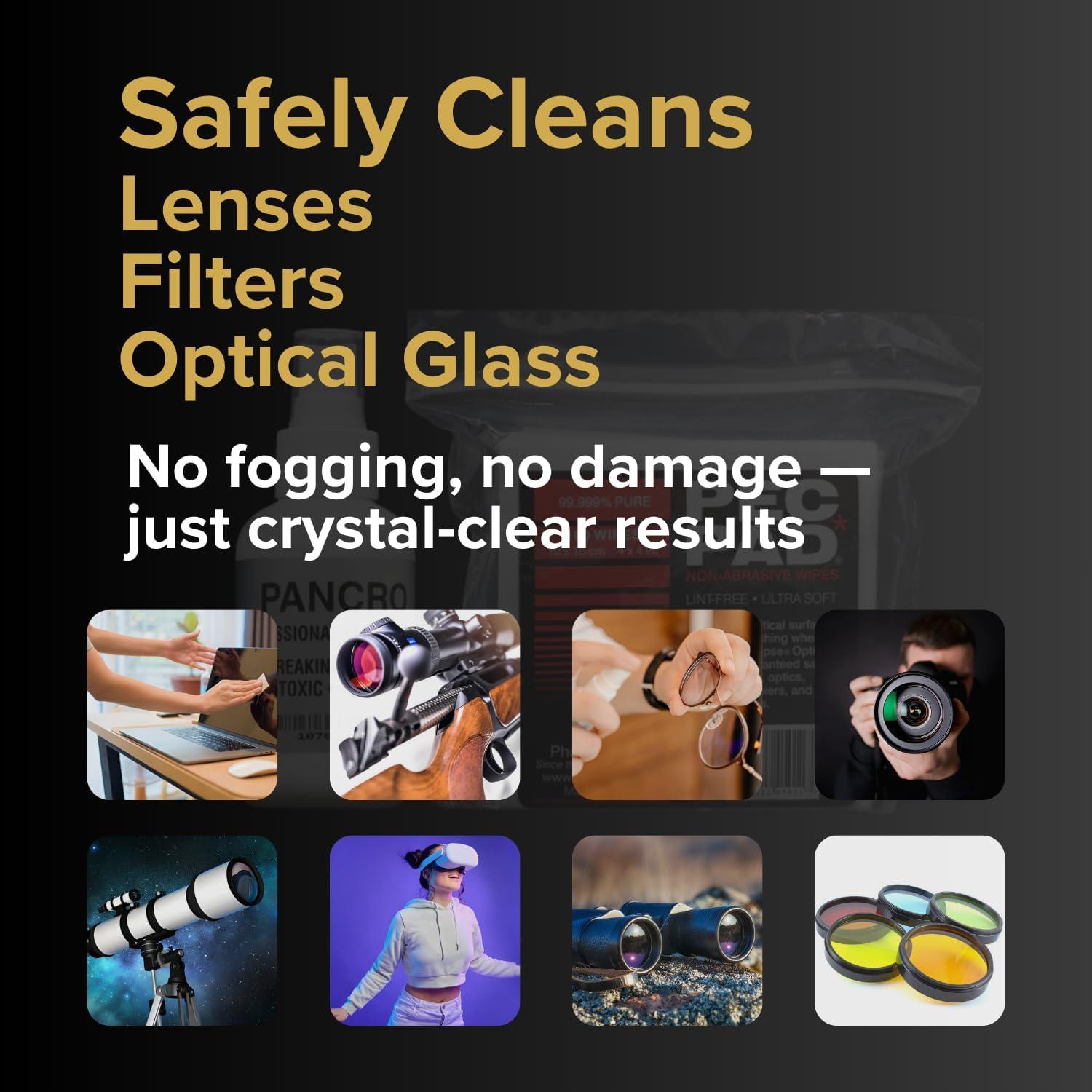 Limpiador de Lentes Profesional Pancro 118ml Spray