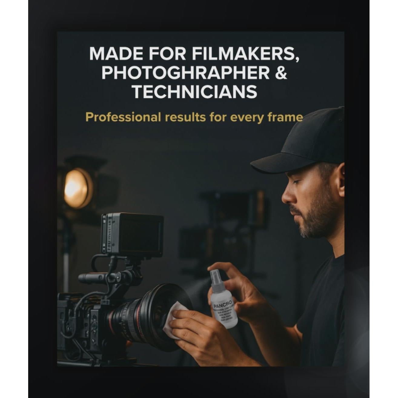 Limpiador de Lentes Profesional Pancro 118ml Spray