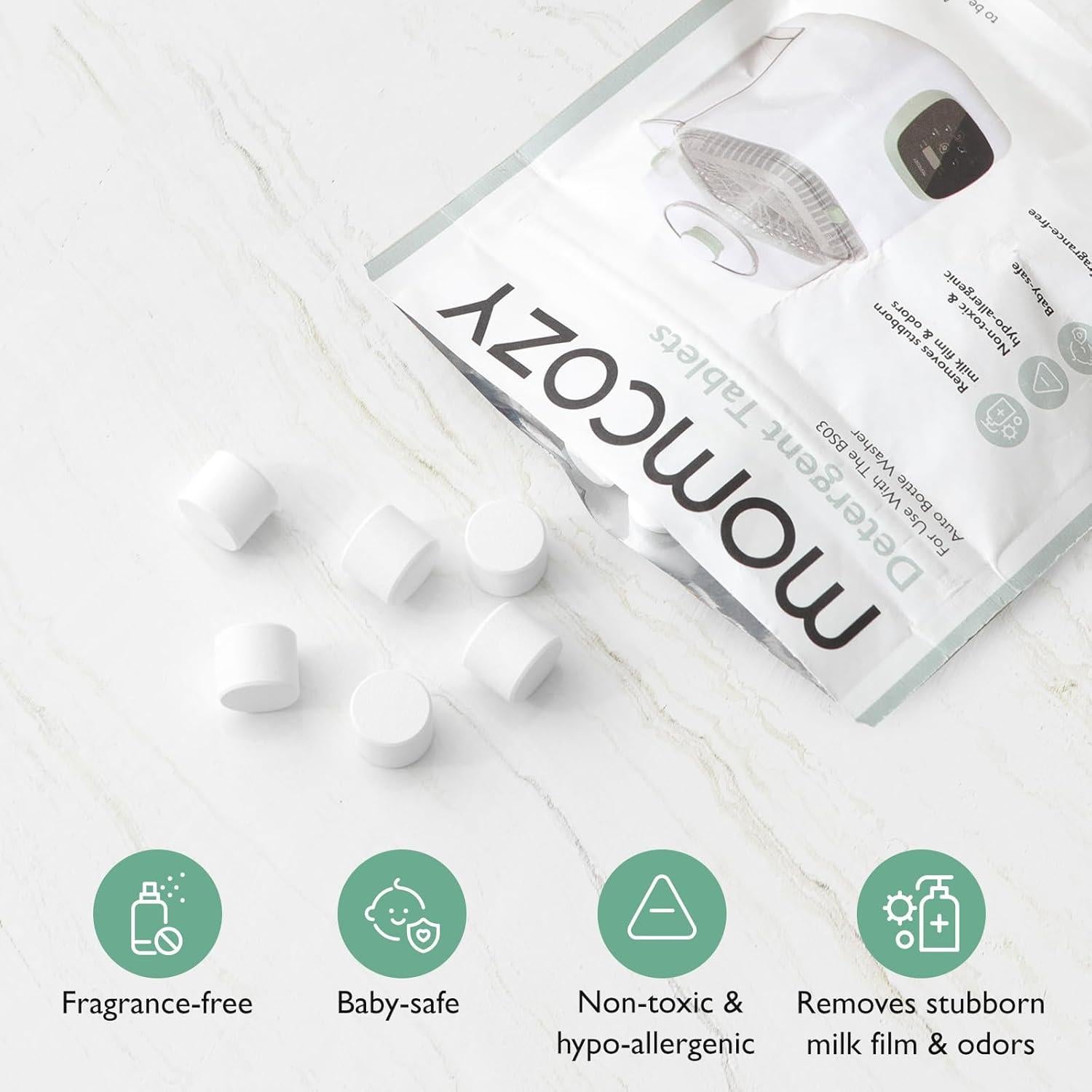 Bloque de Lavado Momcozy + Bolsa Almacenamiento Leche Materna