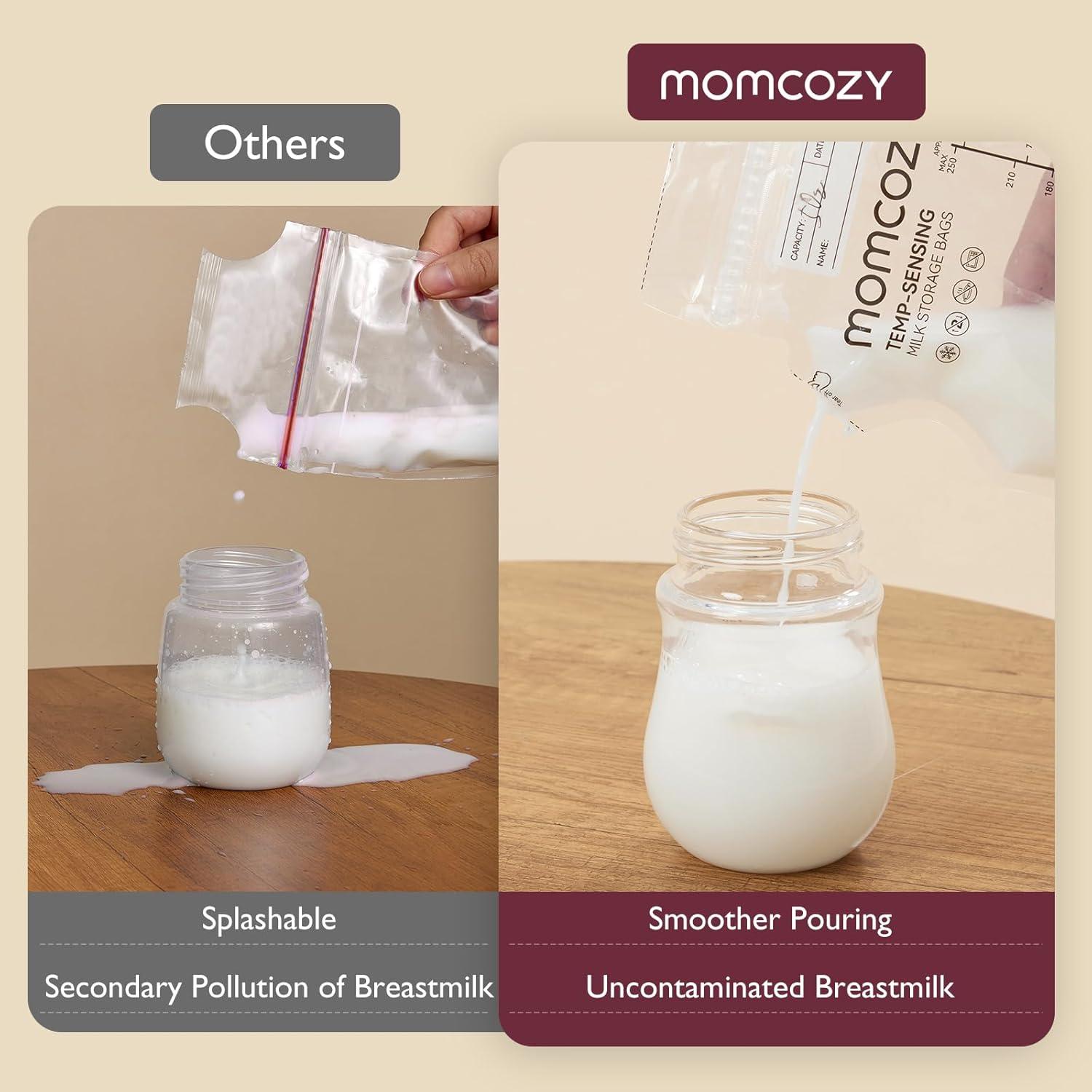 Bloque de Lavado Momcozy + Bolsa Almacenamiento Leche Materna