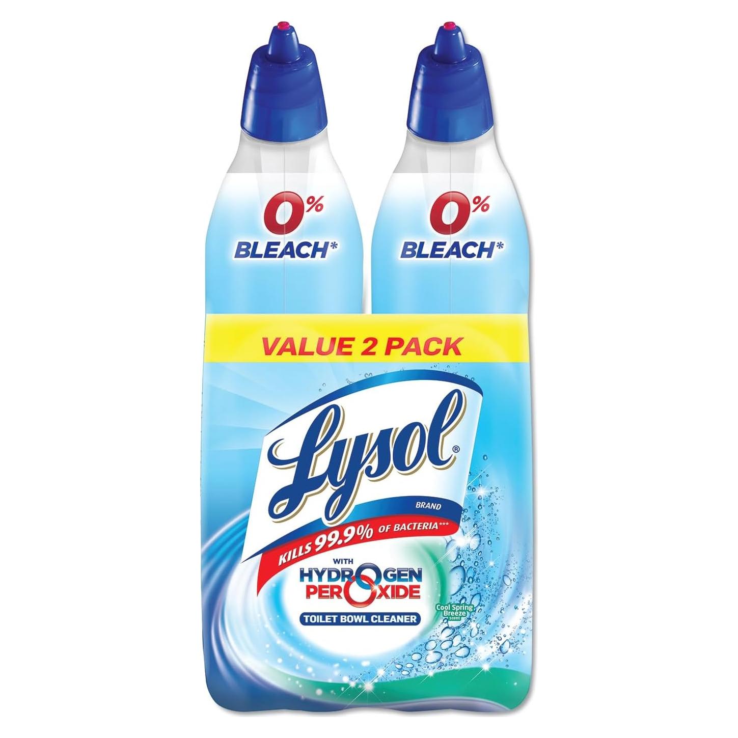 Limpiador de Inodoro Lysol Power & Free 24 oz 2 Piezas