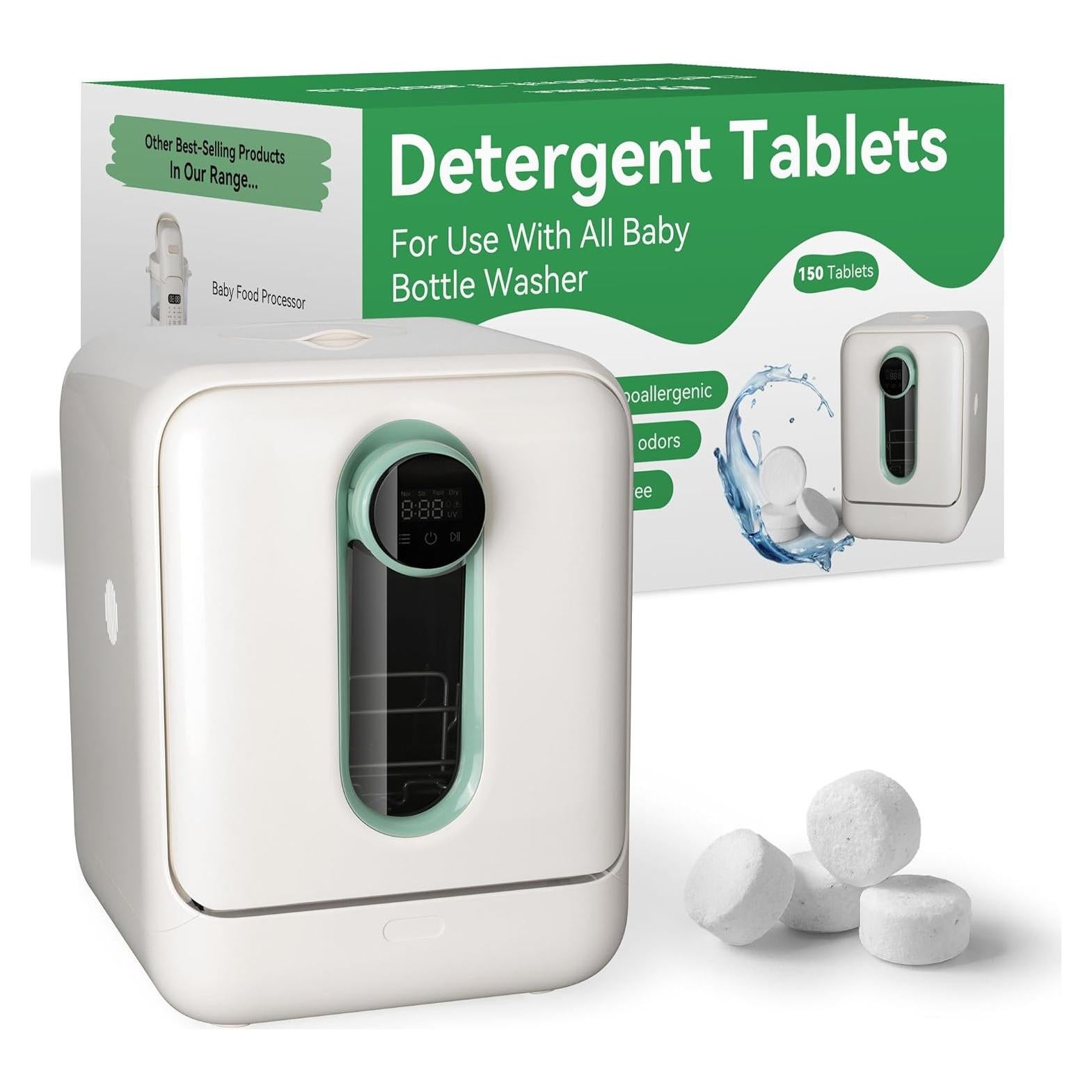 Lavadora de Biberones IAGREEA con Tabletas de Limpieza