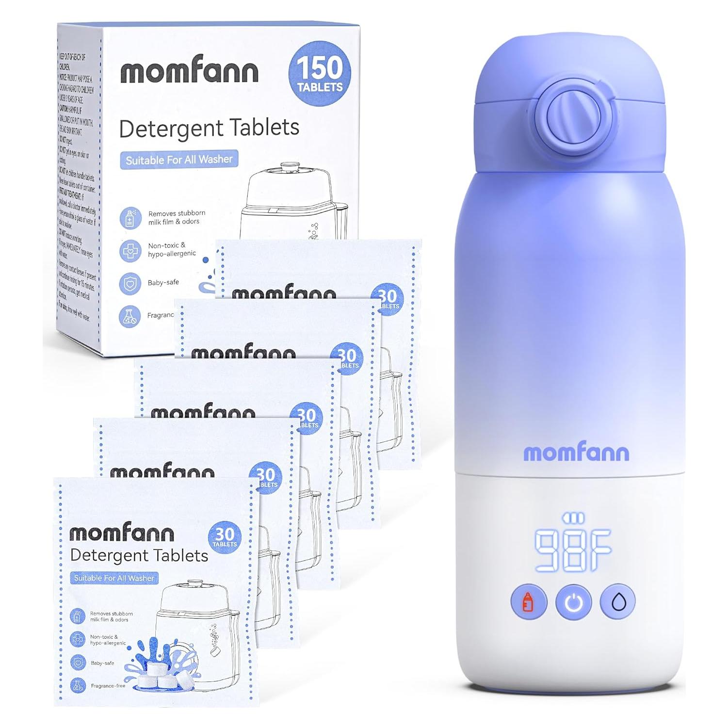 Calentador de Leche Portátil MANFANN + 150 Tabletas Detergente
