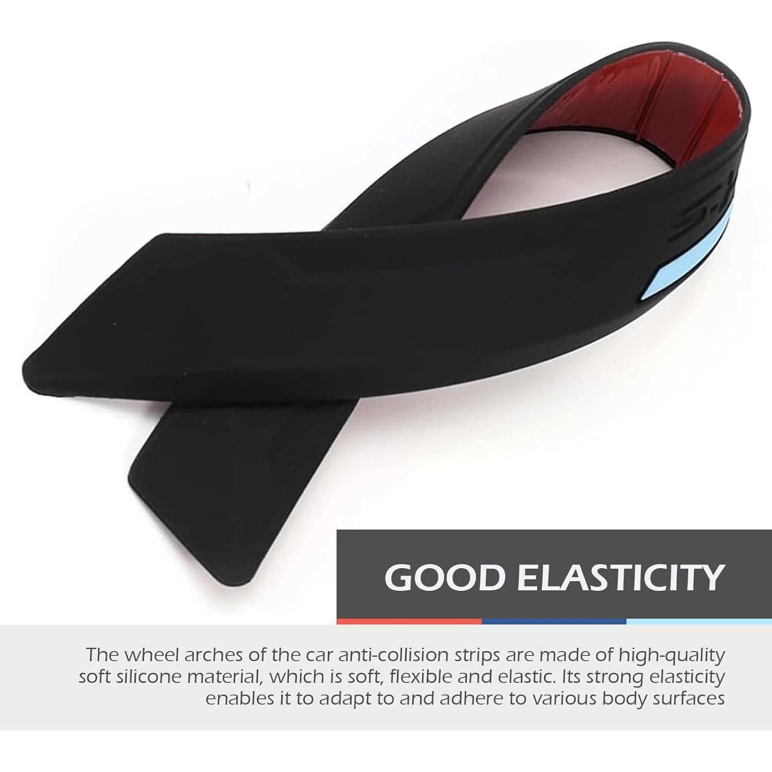 Protector de Arco de Rueda Ferianl 40cm PVC Negro 2PCS