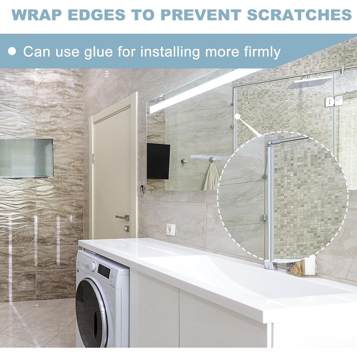 Recorte de Borde de Goma uxcell 1.5m para Bordes 3-4mm