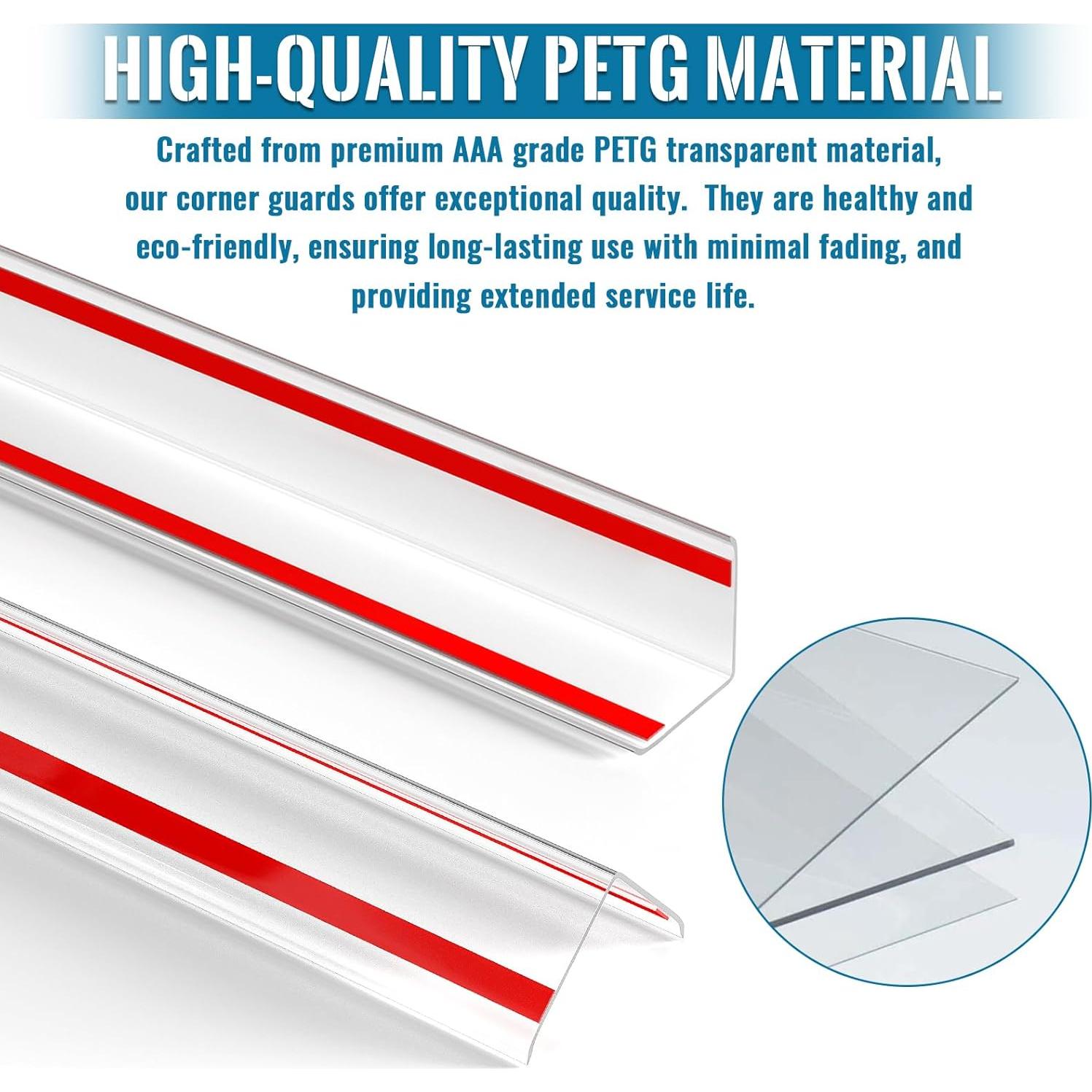 6 Protectores de Esquinas Transparentes FAURIMMER 100x3cm