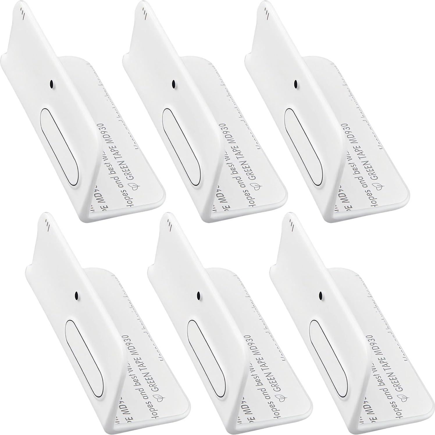 6 Protectores de Esquinas de Silicona RiseDirectly Blancos