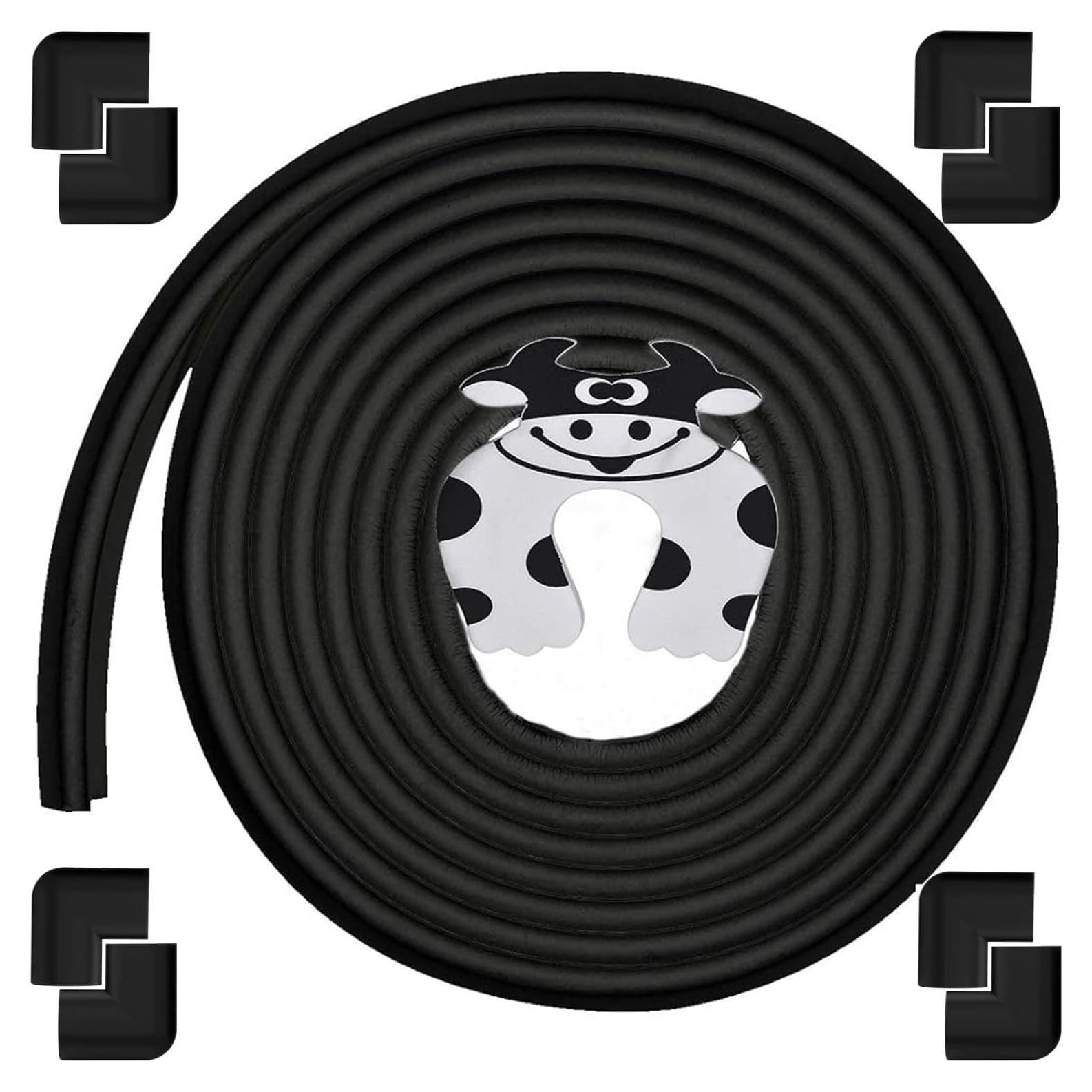 Protector de Esquinas y Bordes Gloval Baby 6m Negro Seguridad Infantil