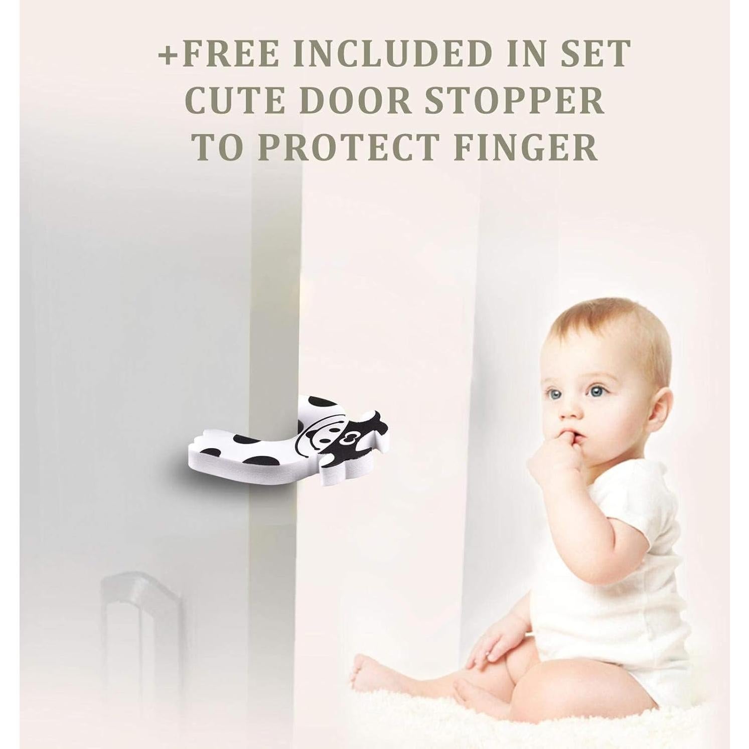 Protector de Esquinas y Bordes Gloval Baby 6m Negro Seguridad Infantil