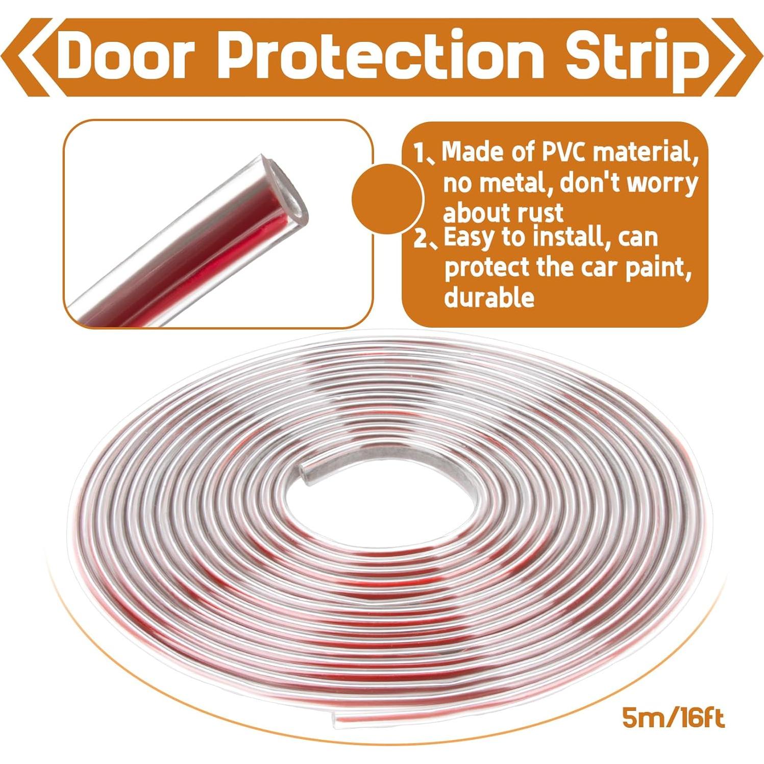 Protector de Bordes de Puerta de Coche RAINFLOW 5M Transparente