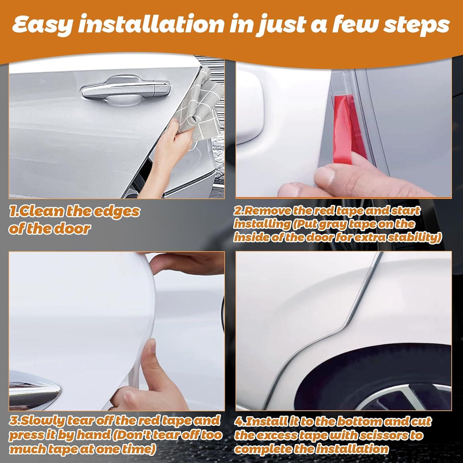 Protector de Bordes de Puerta de Coche RAINFLOW 5M Transparente