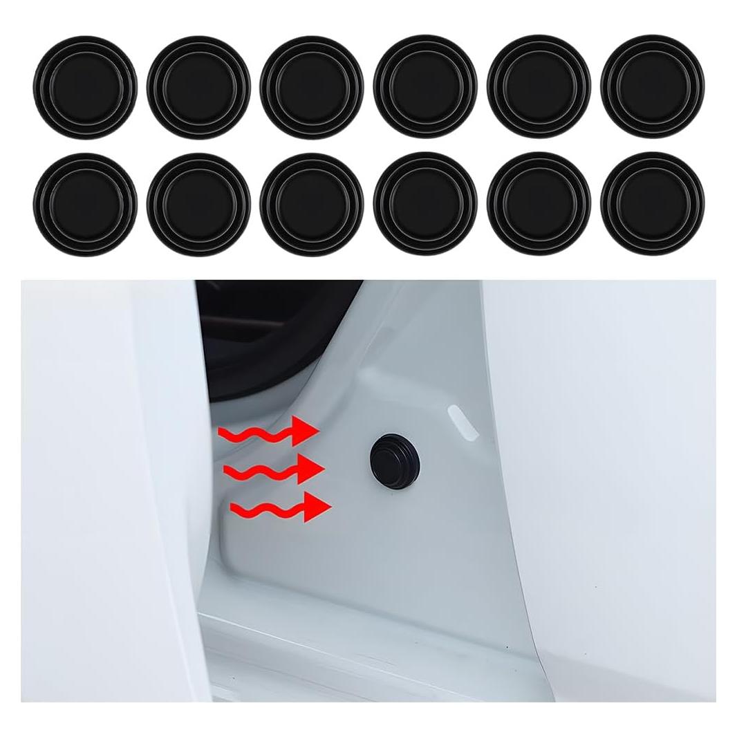 12 Amortiguadores de Puerta de Coche LKAHG Silicona Universal