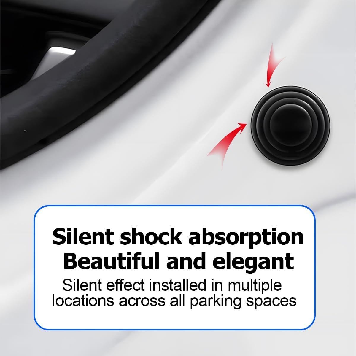 12 Amortiguadores de Puerta de Coche LKAHG Silicona Universal