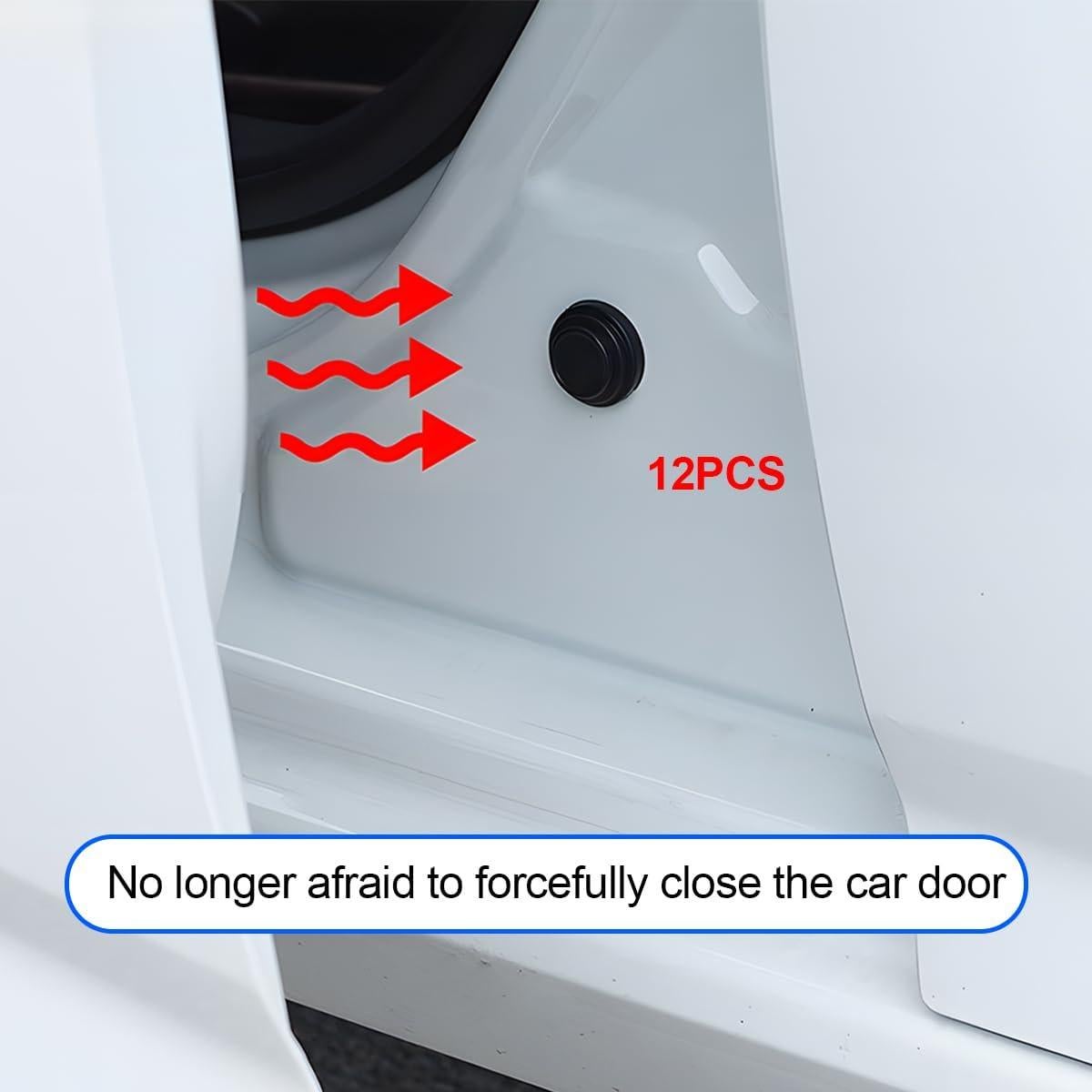 12 Amortiguadores de Puerta de Coche LKAHG Silicona Universal