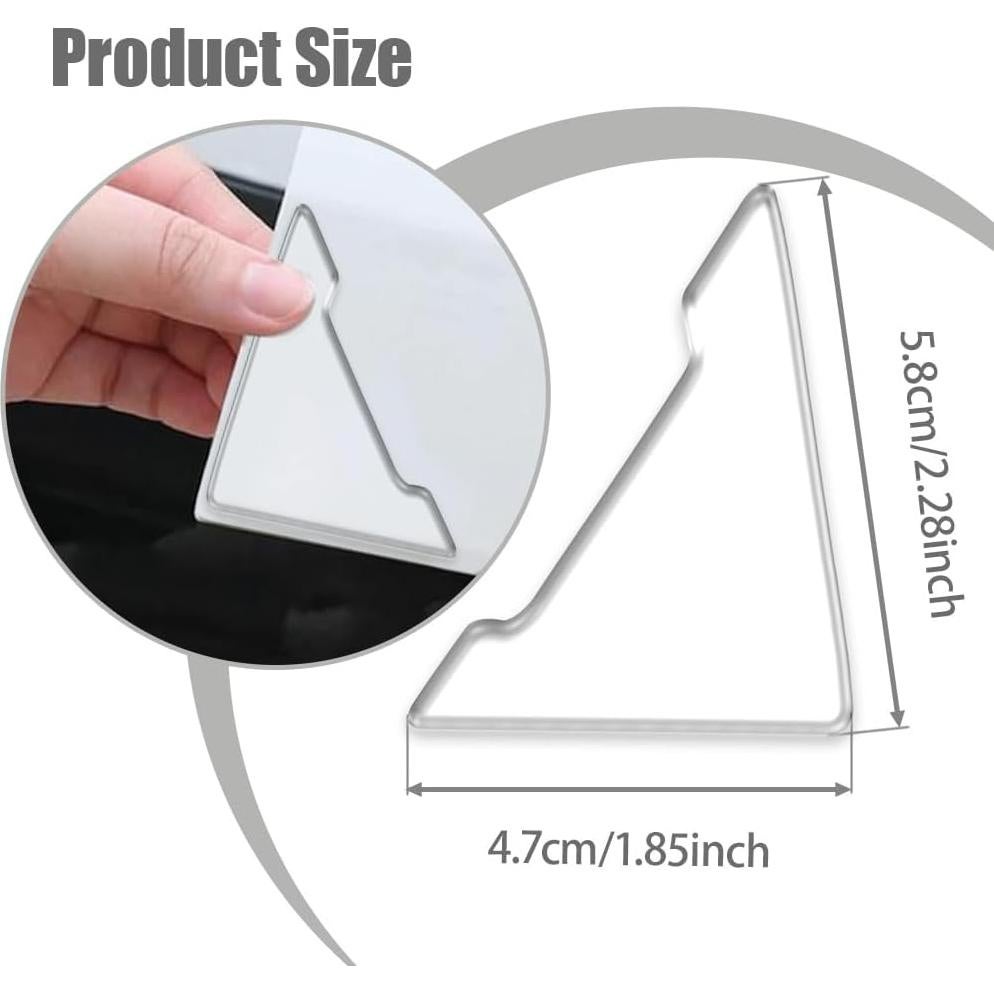 Protector de puerta de coche HQRNYP 4PCS Silicona Transparente