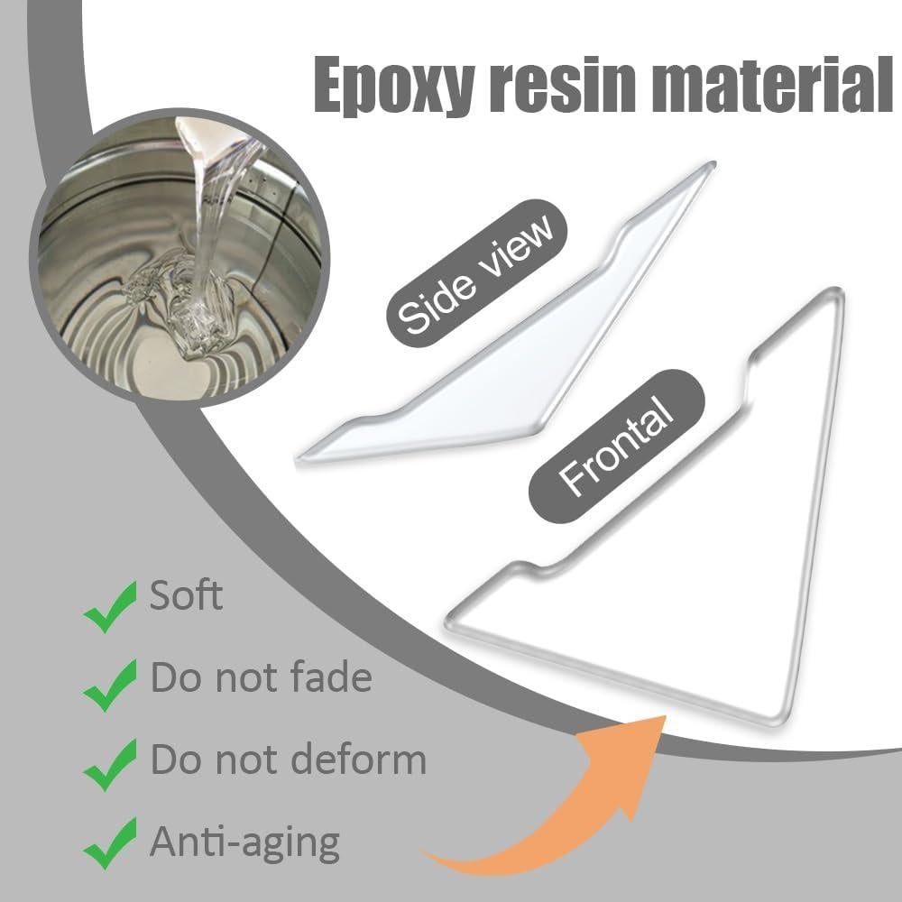 Protector de puerta de coche HQRNYP 4PCS Silicona Transparente