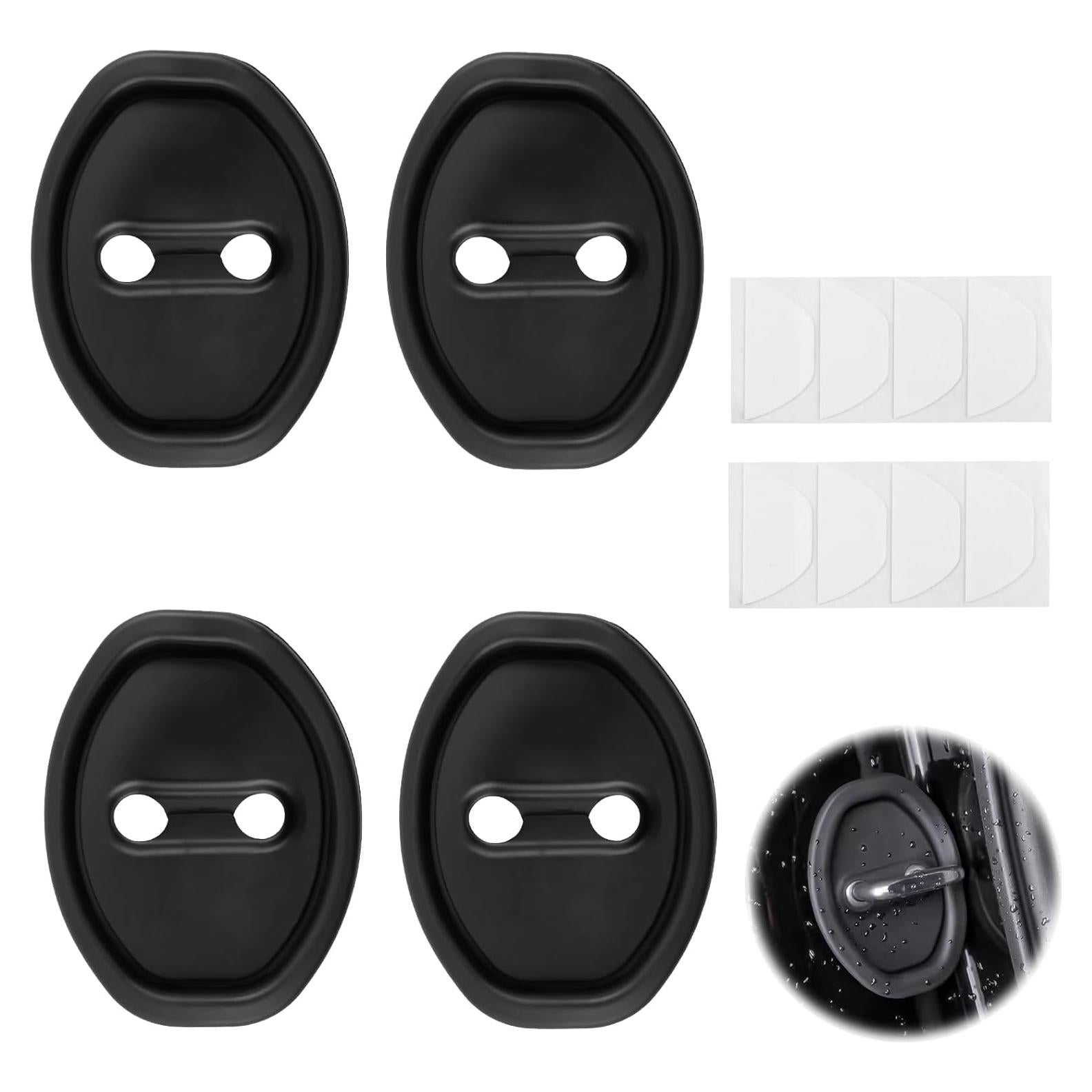 Cubierta Protectora de Pestillo de Puerta de Coche YUEWEESER 4 Piezas