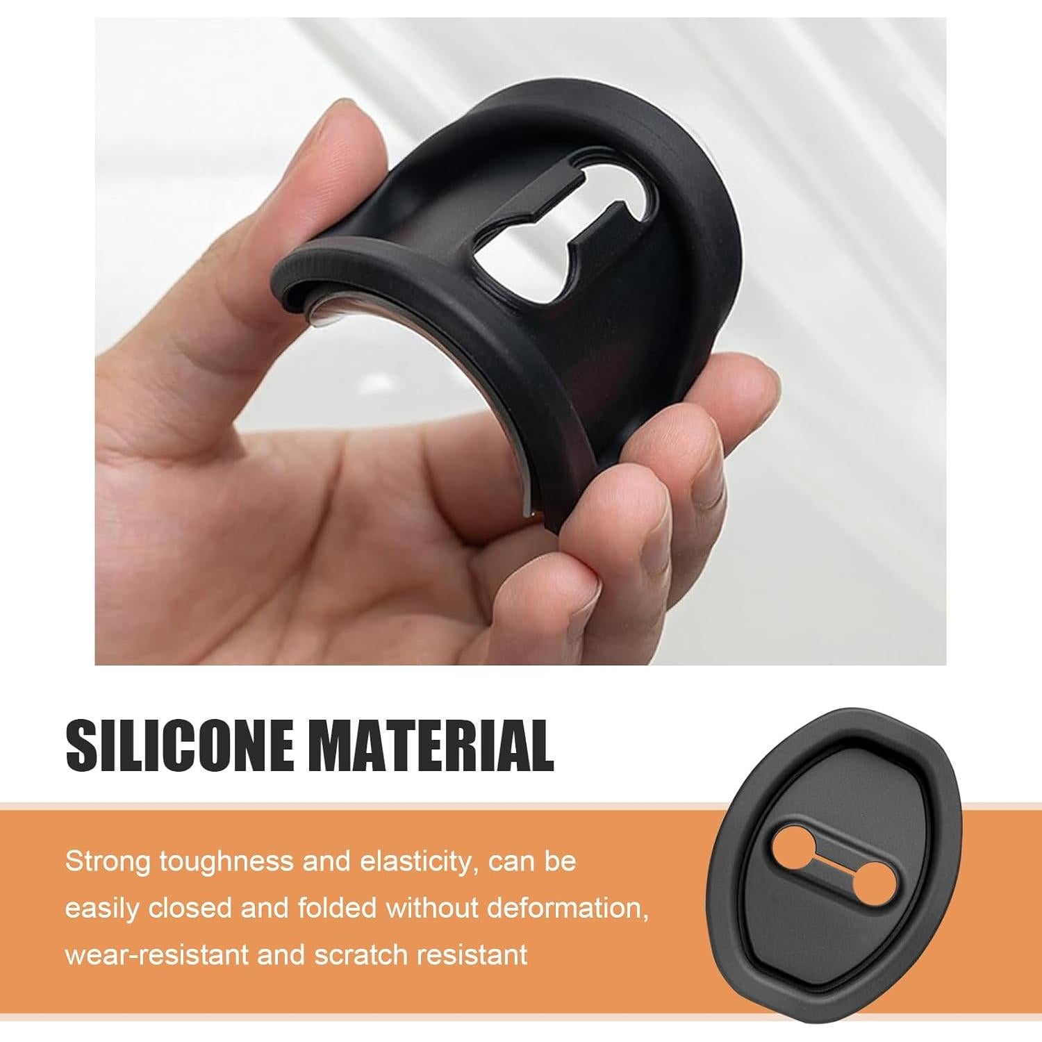 Cubiertas de Pestillo de Puerta de Coche Downhill 2 Pcs Silicona