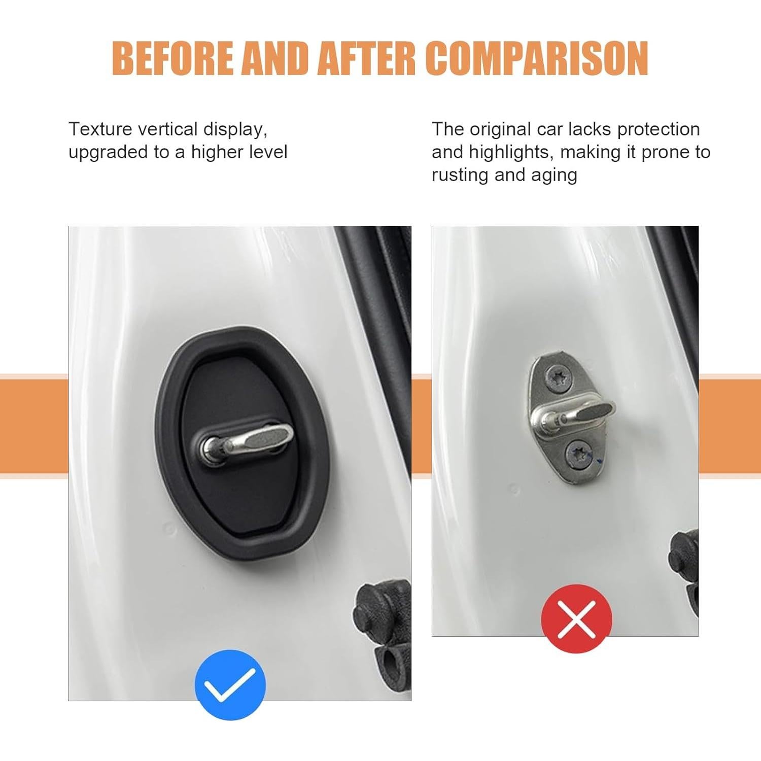 Cubiertas de Pestillo de Puerta de Coche Downhill 2 Pcs Silicona