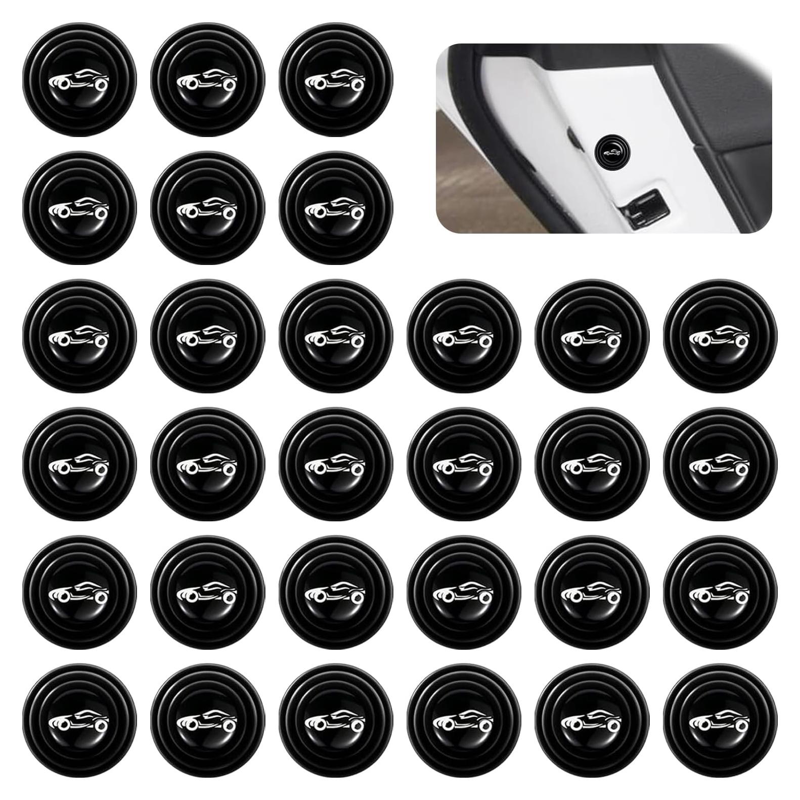 Almohadillas de Amortiguación Eratus 30 PCS Silicona Negra