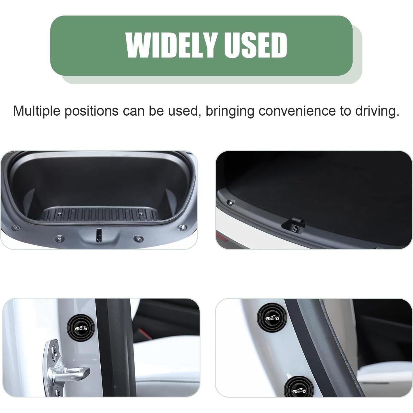 Almohadillas de Amortiguación Eratus 30 PCS Silicona Negra