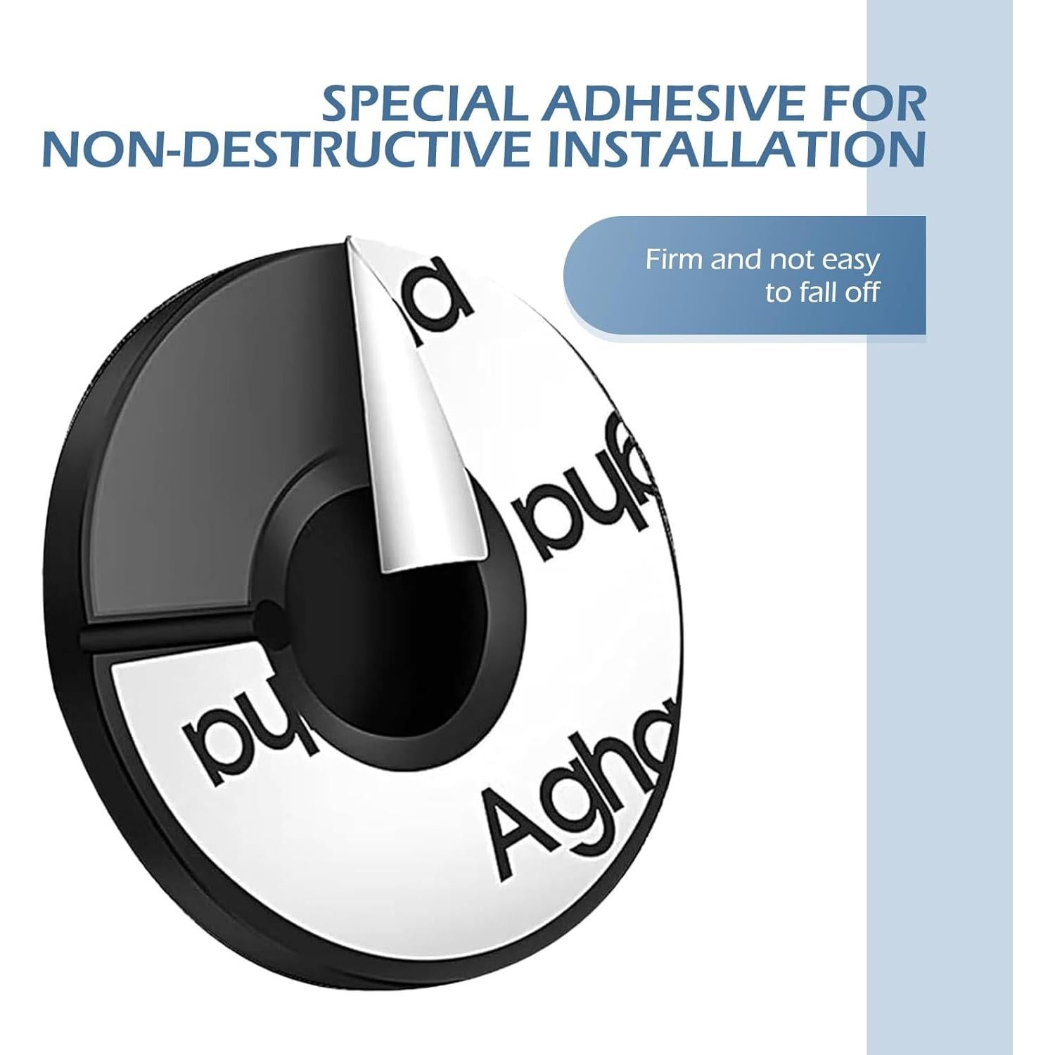 Amortiguadores de Puerta SLIMI 16 PCS Silicona Aislante Negro