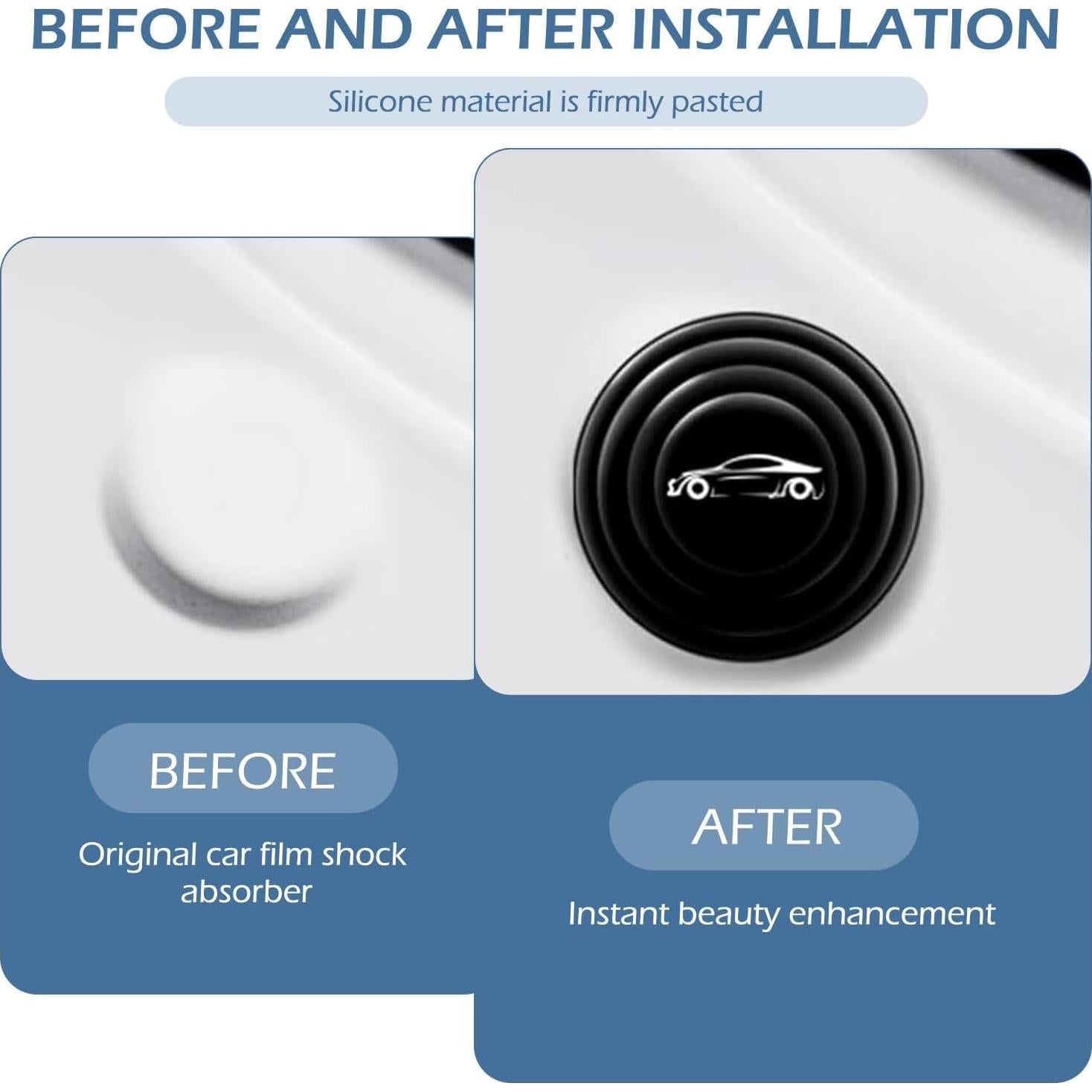 Amortiguadores de Puerta SLIMI 16 PCS Silicona Aislante Negro