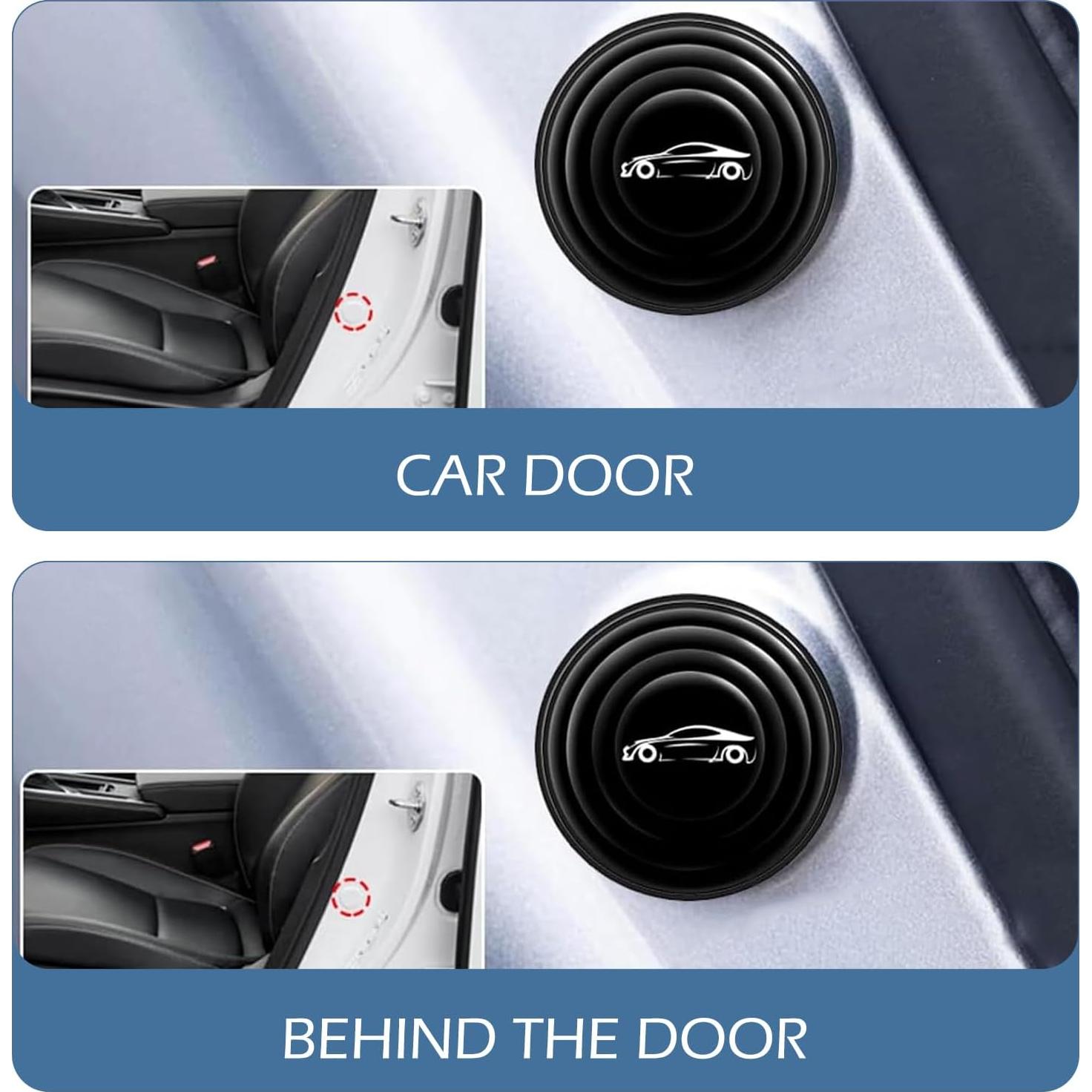 Amortiguadores de Puerta SLIMI 16 PCS Silicona Aislante Negro