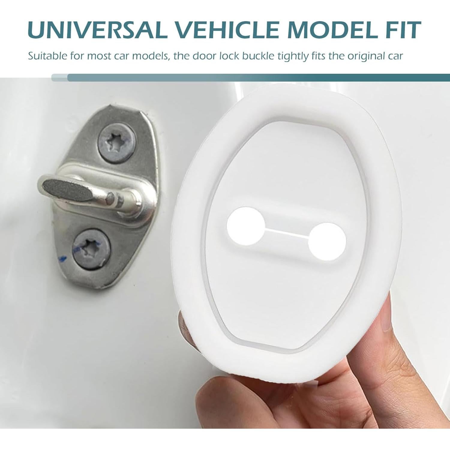 Cubierta Protectora de Cerradura de Puerta de Coche Dogary 2 PCS Silicona