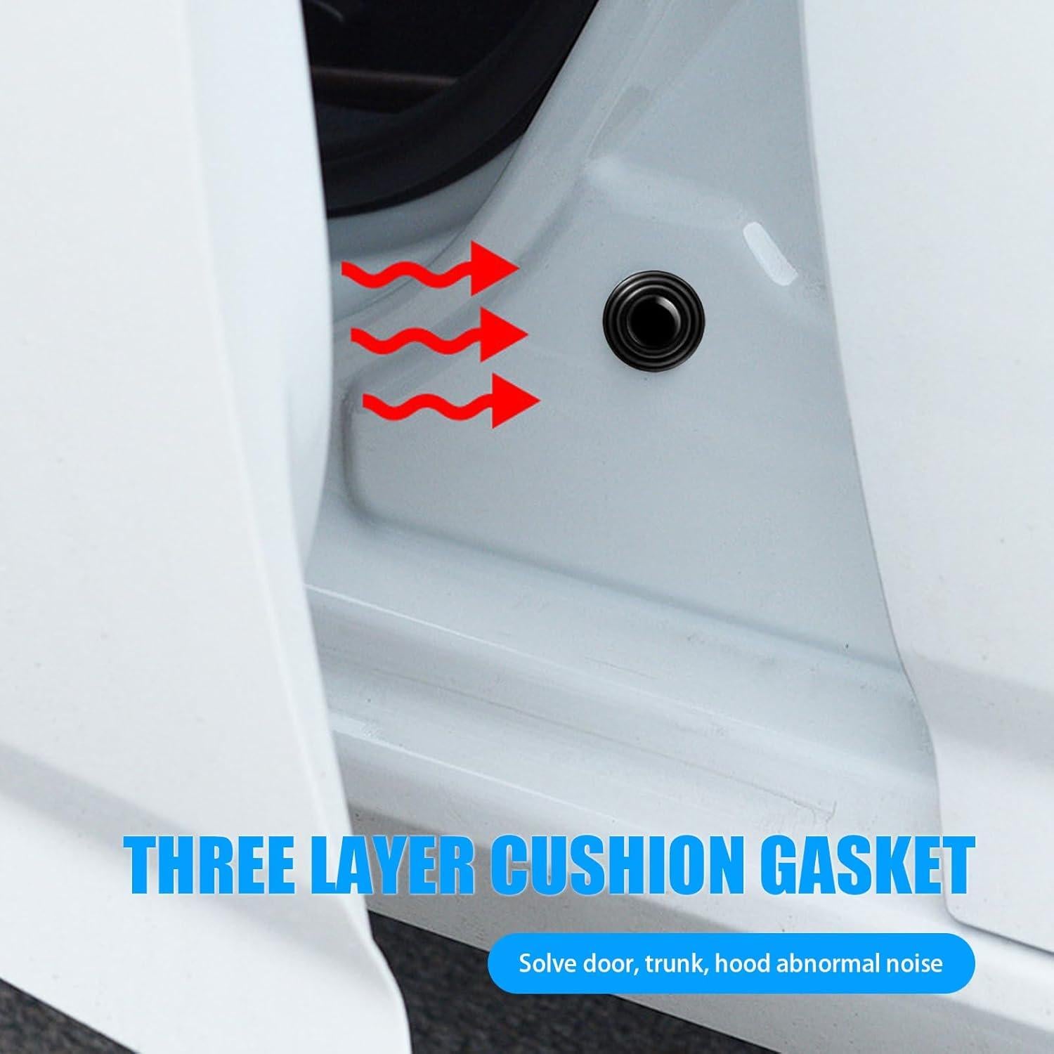 Pack 20 Almohadillas Amortiguadoras Gseigvee para Puertas de Coche