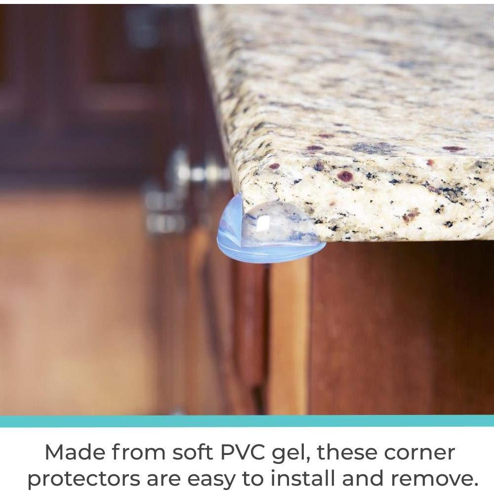 Protectores de Esquina de Gel Toddleroo - 4 Piezas Transparentes
