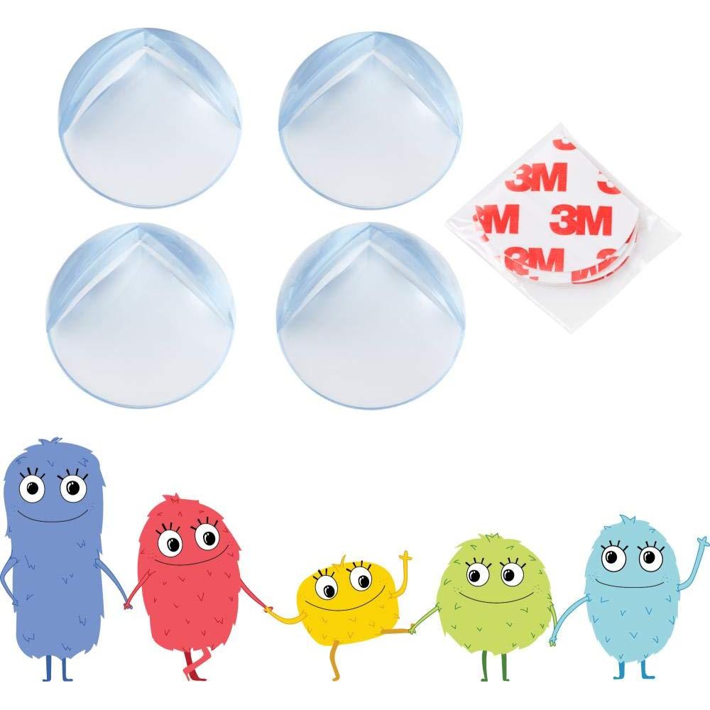 Protectores de Esquina de Gel Toddleroo - 4 Piezas Transparentes
