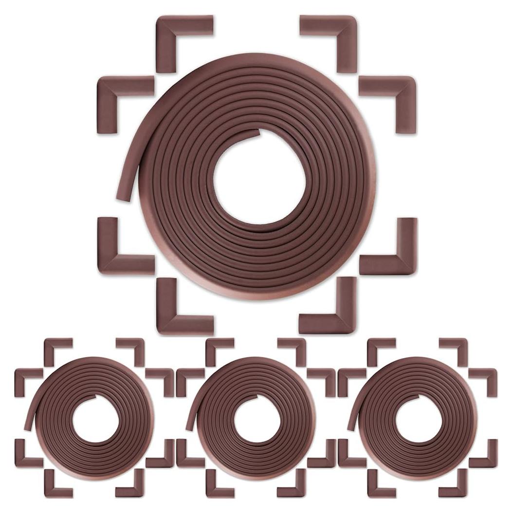 Protector de Bordes y Esquinas Bebe Earth 6.2m Marrón Café