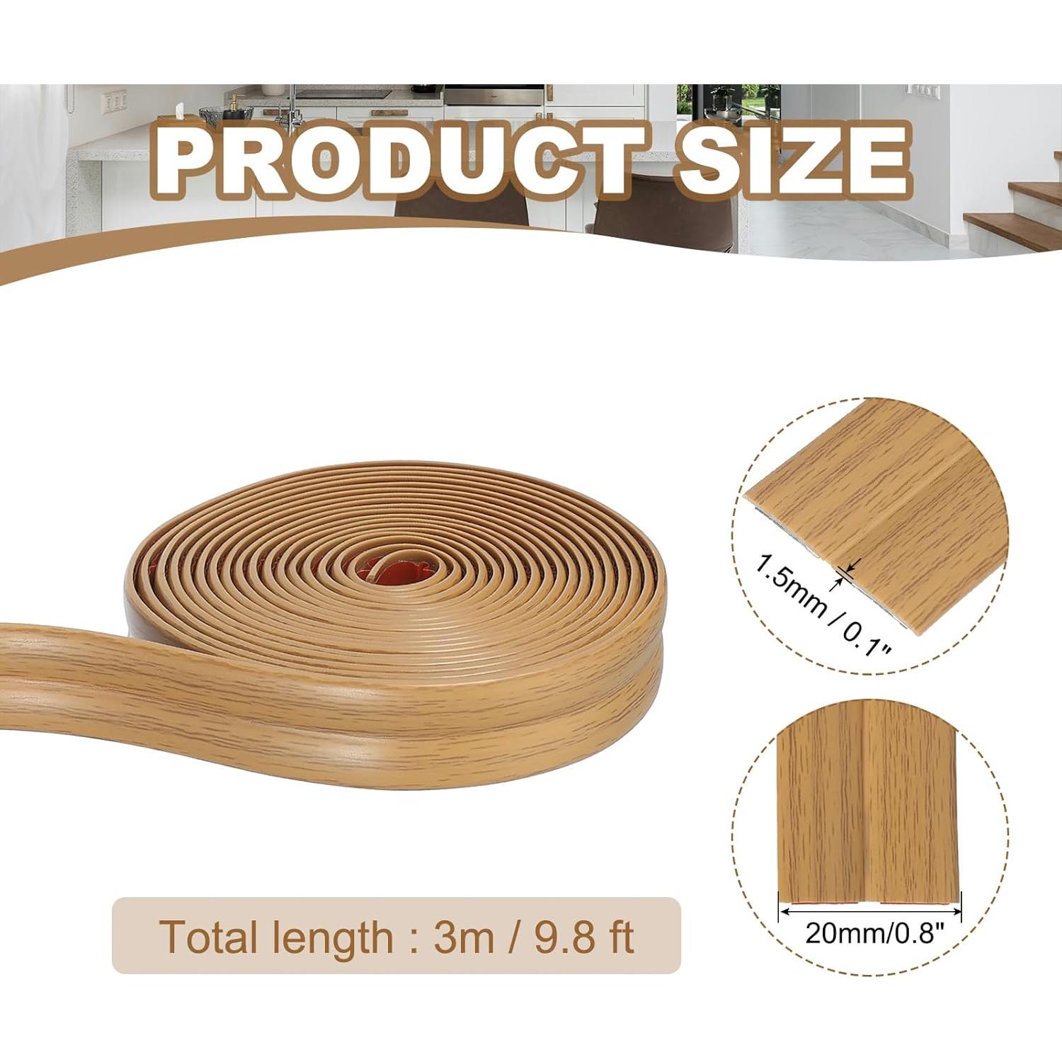 Protector de Esquinas Autoadhesivo PATIKIL 20mm x 3m Roble Amarillo