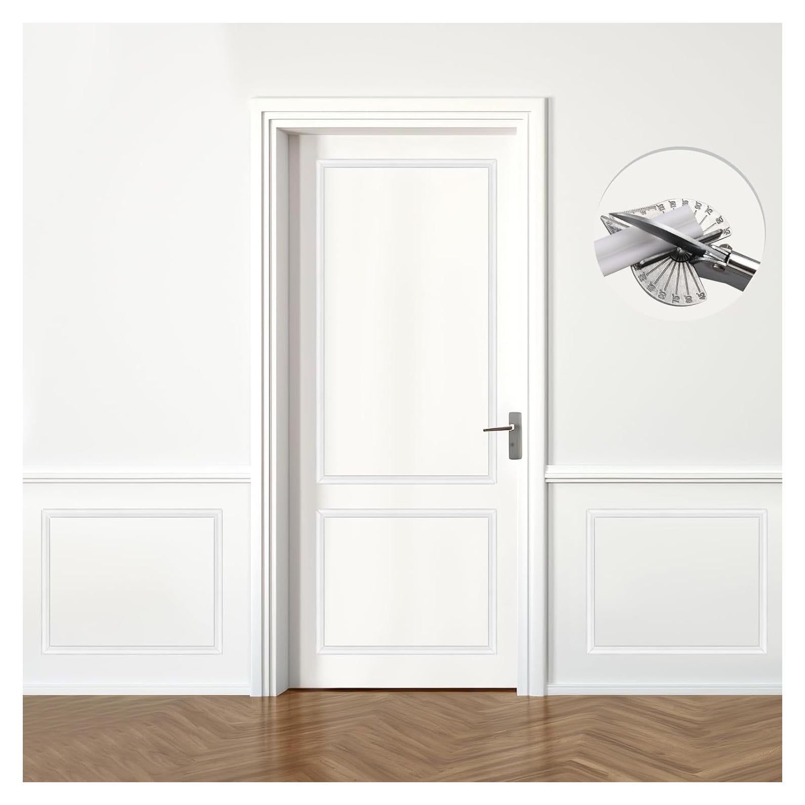 Kit de Moldura de Puerta Autoadhesiva Wenceda 10 Piezas 55.88 cm